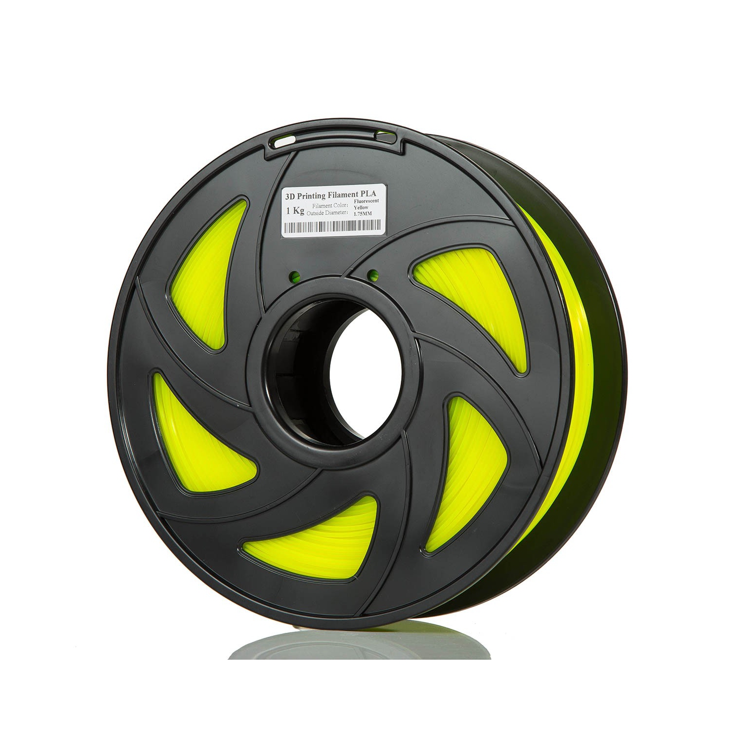 CloneBox 03446 PLA 3D Printer Filament 1.75mm Accuracy +/- 0.01mm 1kg Fluo Yellow