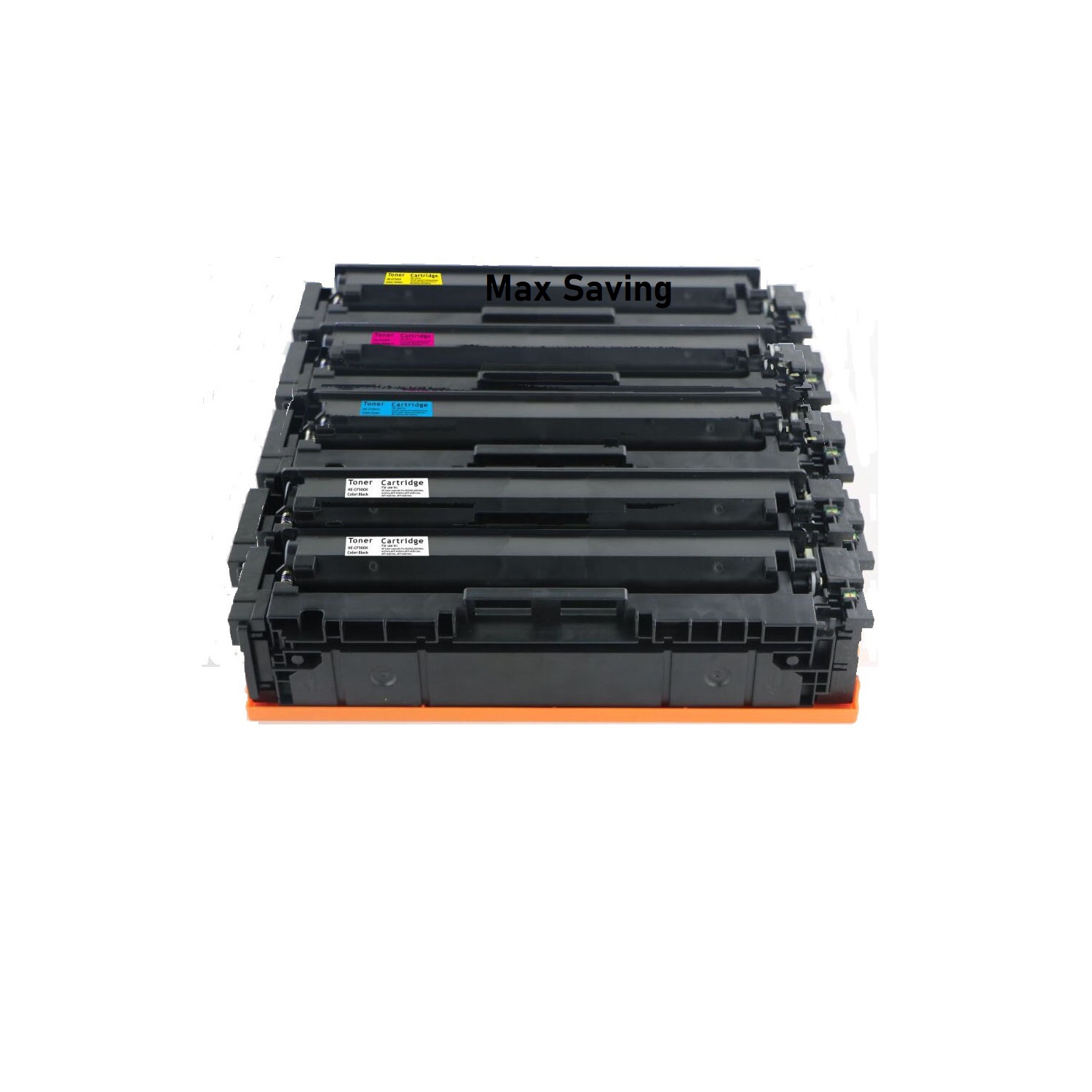 Max Saving - 5Pack High Yield (2K,C,M,Y) Compatible Toner Cartridge For CF500X, CF501X, CF502X ,CF503X ,HP202X HP 202A , CF500A,CF501A,CF502A,CF503A