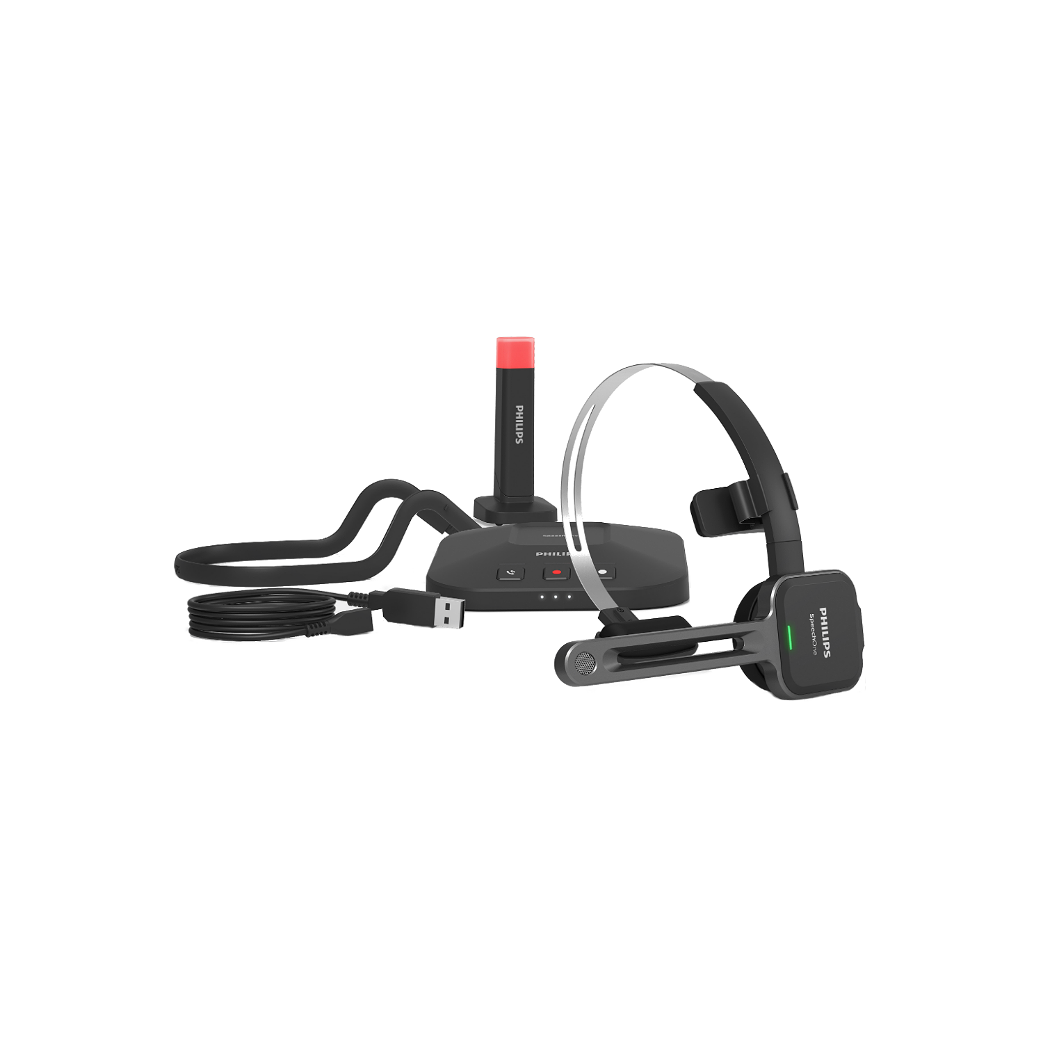 Philips SpeechOne PSM6300 Wireless Dictation Headset