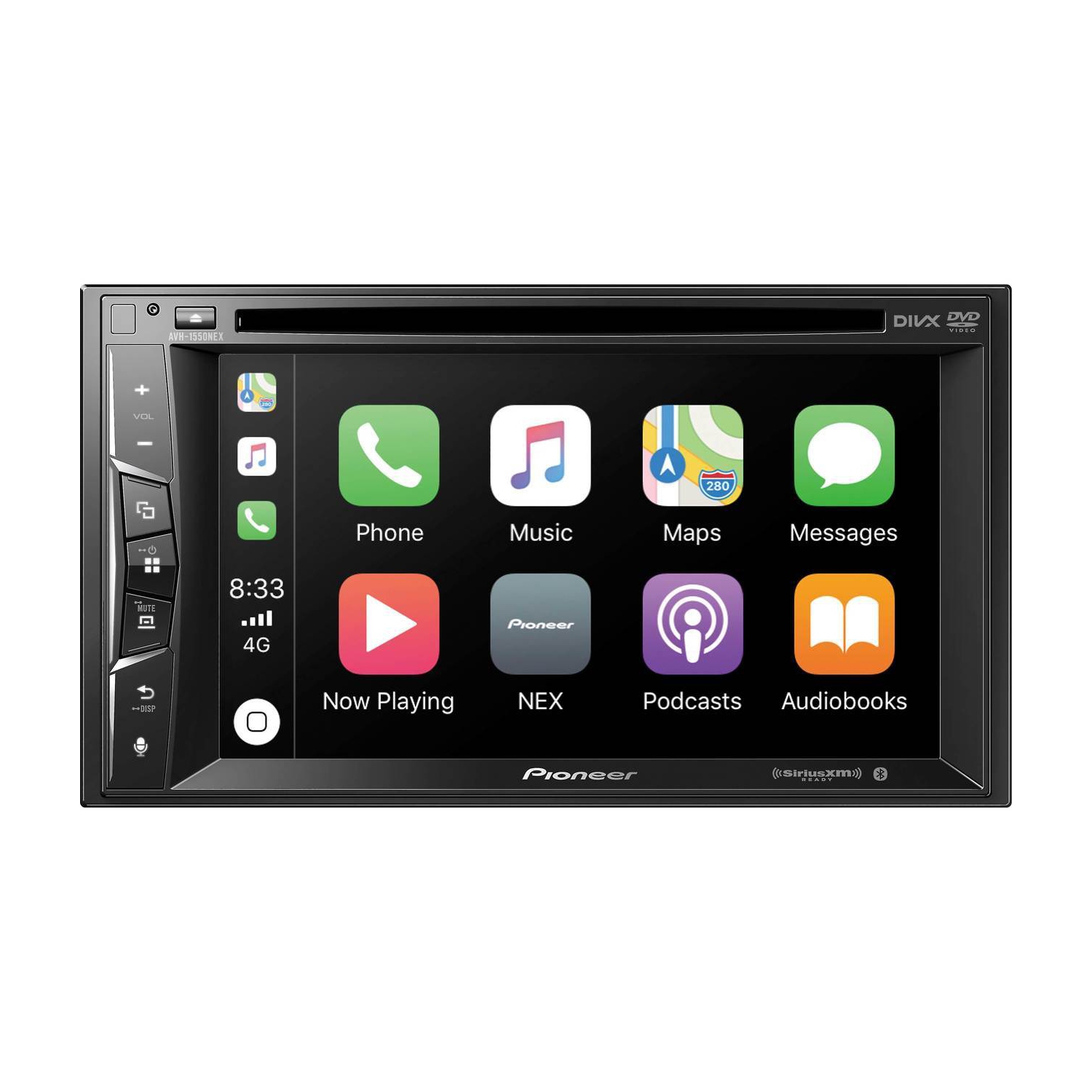 Pioneer AVH-1550NEX Multimedia DVD Receiver with 6.2" WVGA Display, Apple CarPlay, Bluetooth