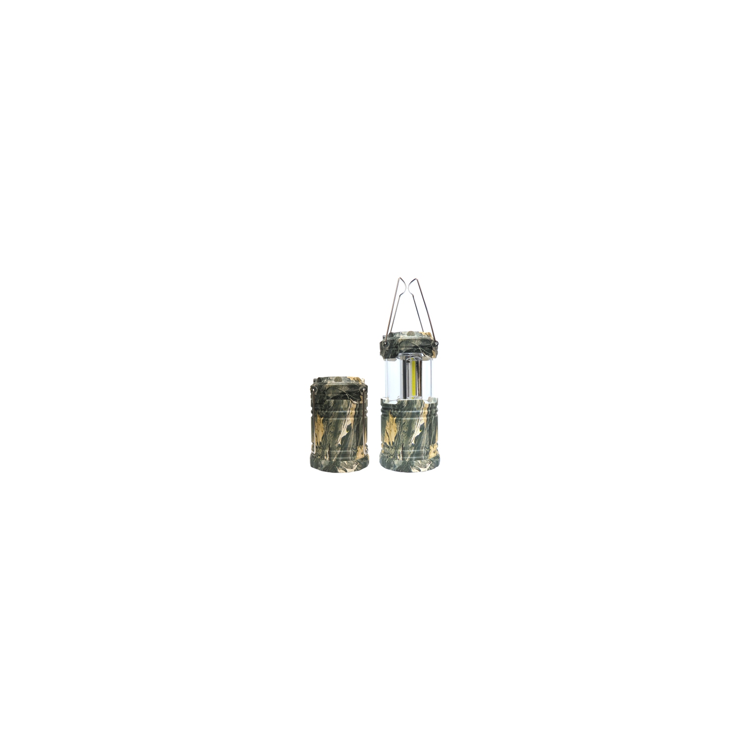 Super Bright Pop Up Camo Green Camping Light