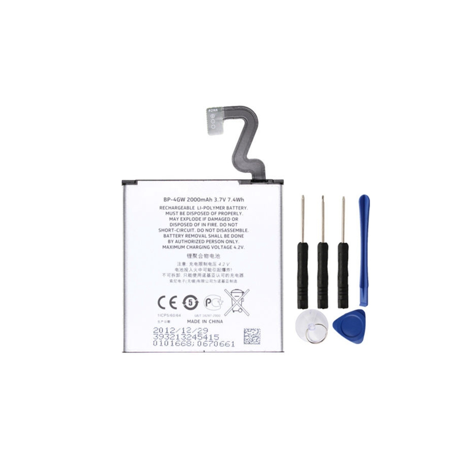 Replacement Battery Compatible for Nokia Lumia 920 920T, BP-4GW