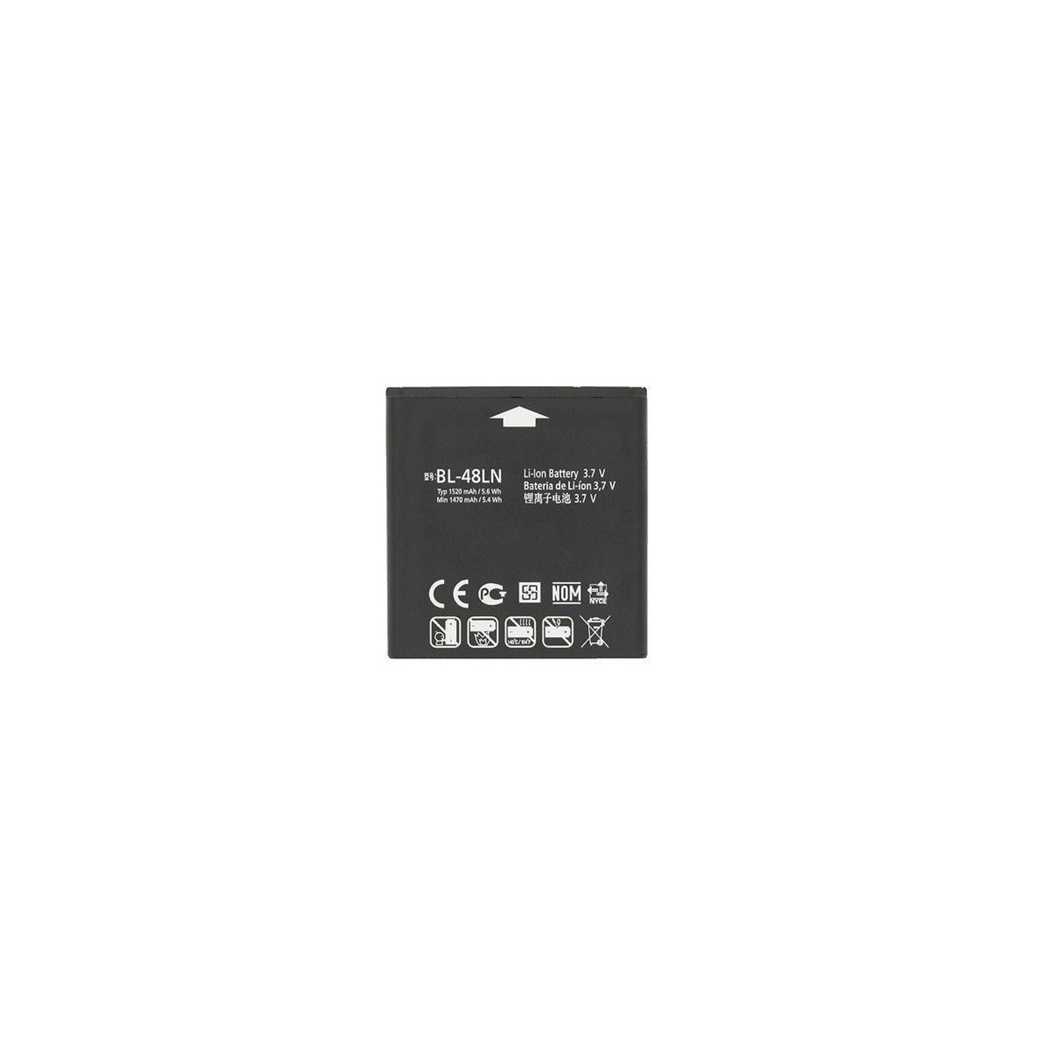 Replacement Battery Compatible for LG MyTouch Q Optimus Elite P725 P720 SU870 3D Cube Max, BL-48LN