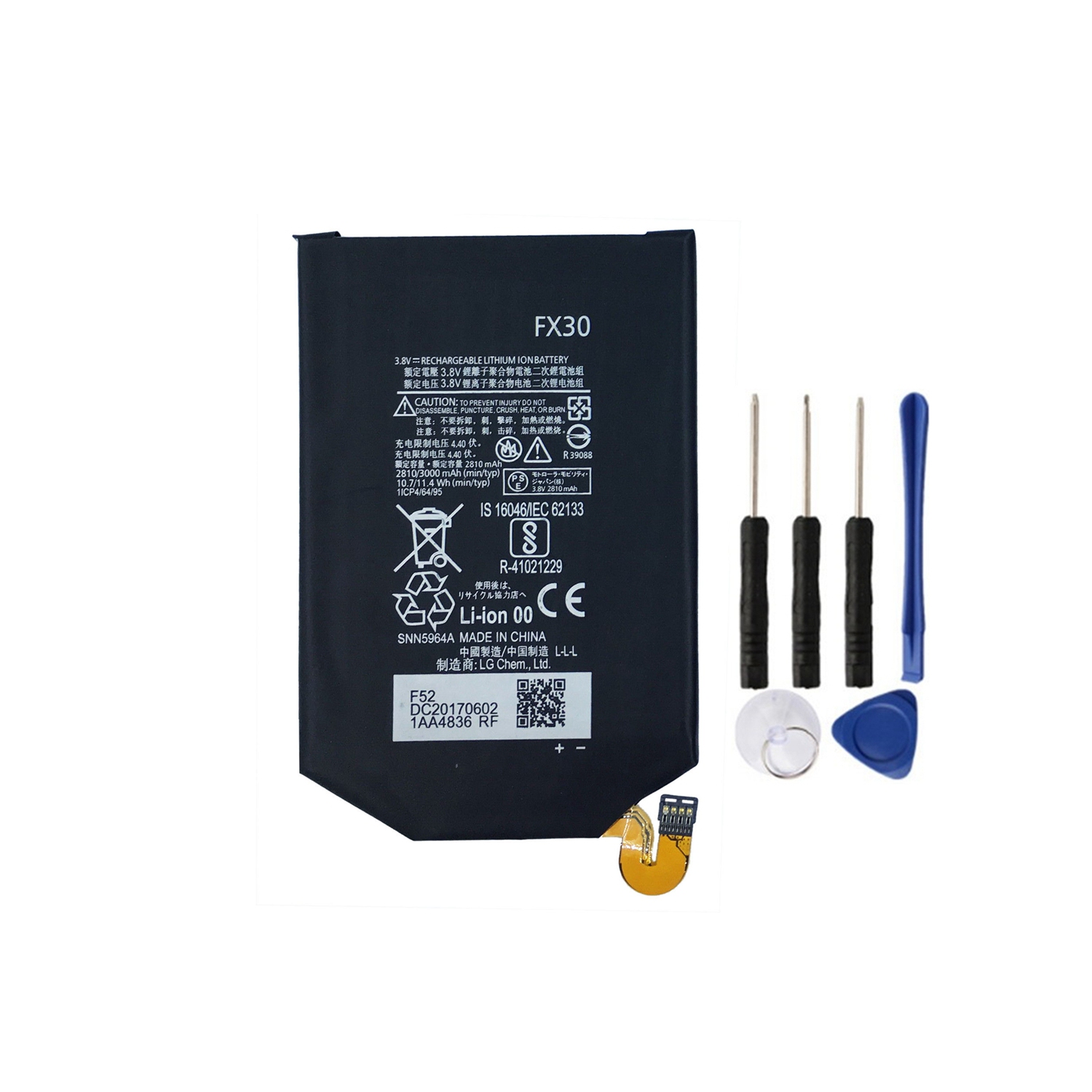 Replacement Battery & Repair Tools Compatible for Motorola Moto X Pure Edition Style XT1572 XT1575, FX30