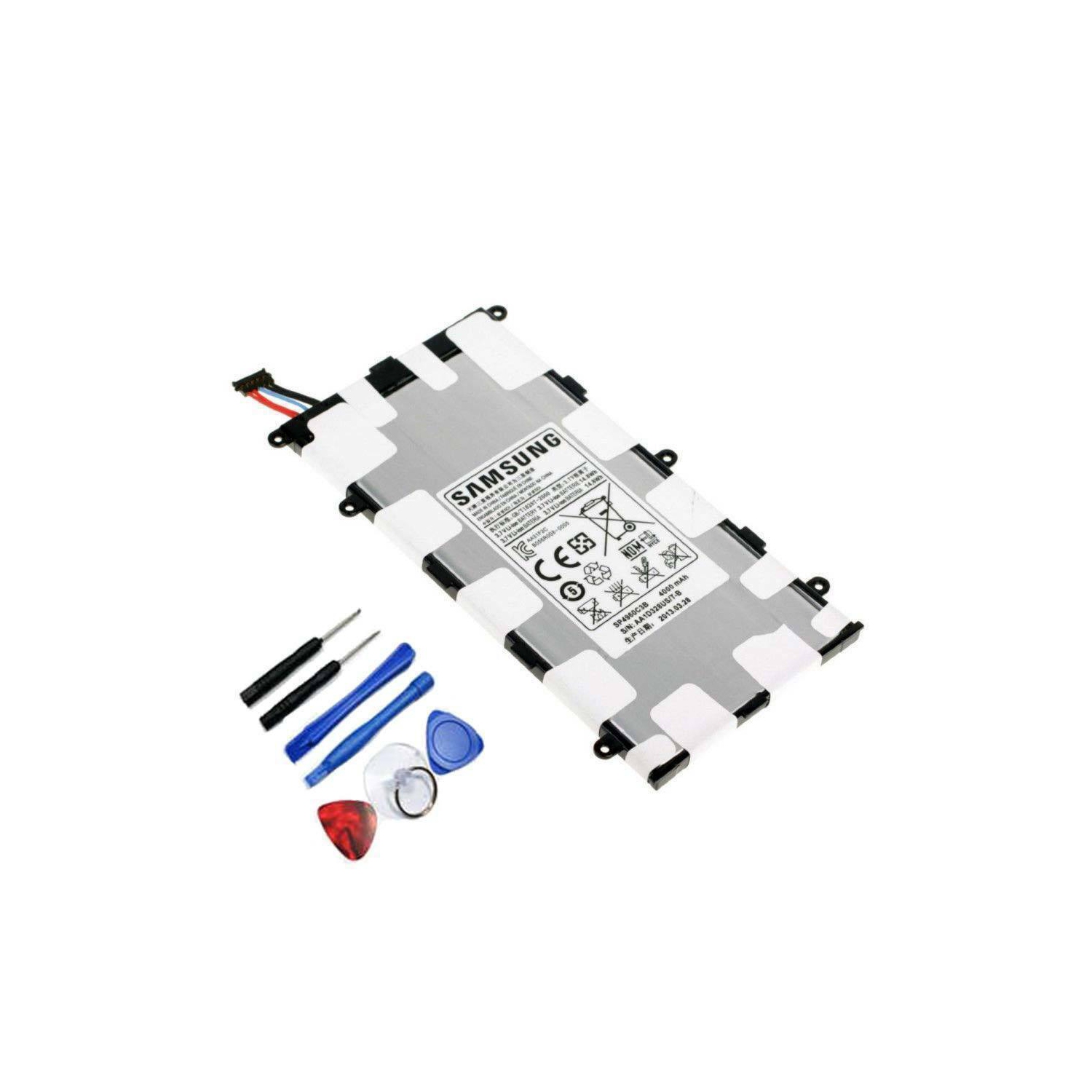 Samsung Tab 2 7.0" Tablet Tablet Replacement Battery, P3100 P3110 P6200 SP4960C3B