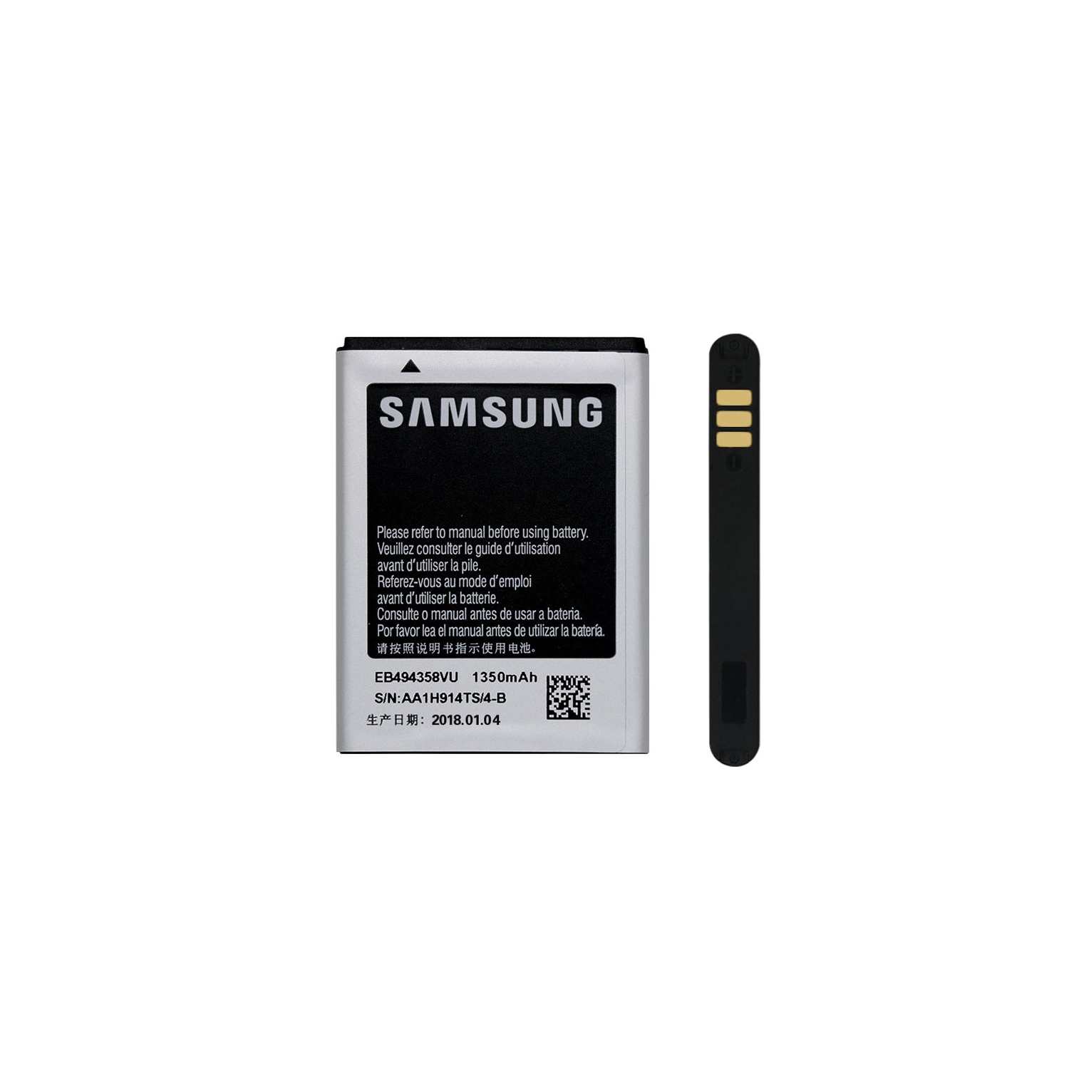 Samsung Galaxy Ace S5830 S5660 S7250D S5670 i569 Replacement Battery, EB494358VU EB494358VE EB494358VA