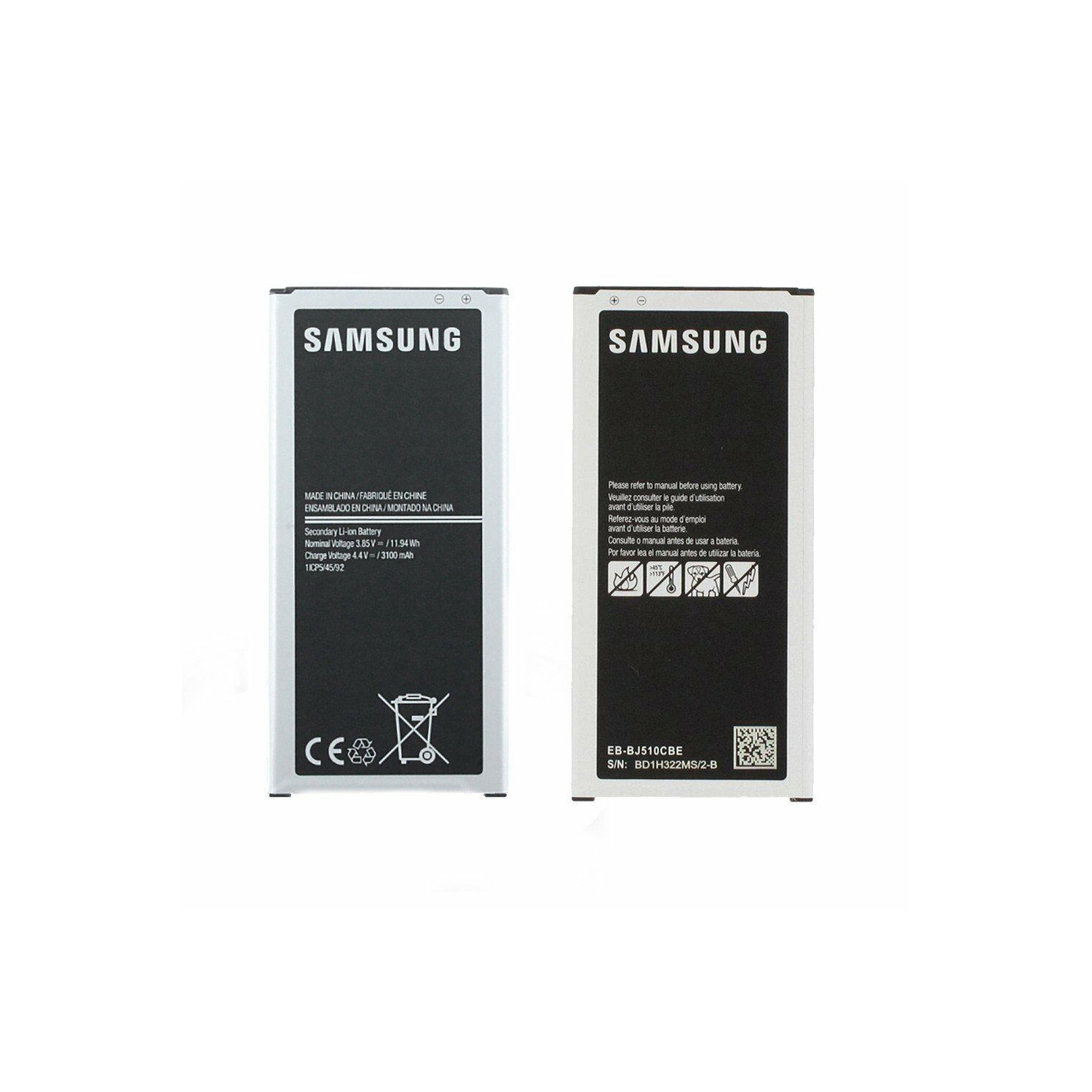 Samsung Galaxy J5 2016 Replacement Battery, SM-J510 J510 J5108 EB-BJ510CBE EB-BJ510CBU EB-BJ510CBA