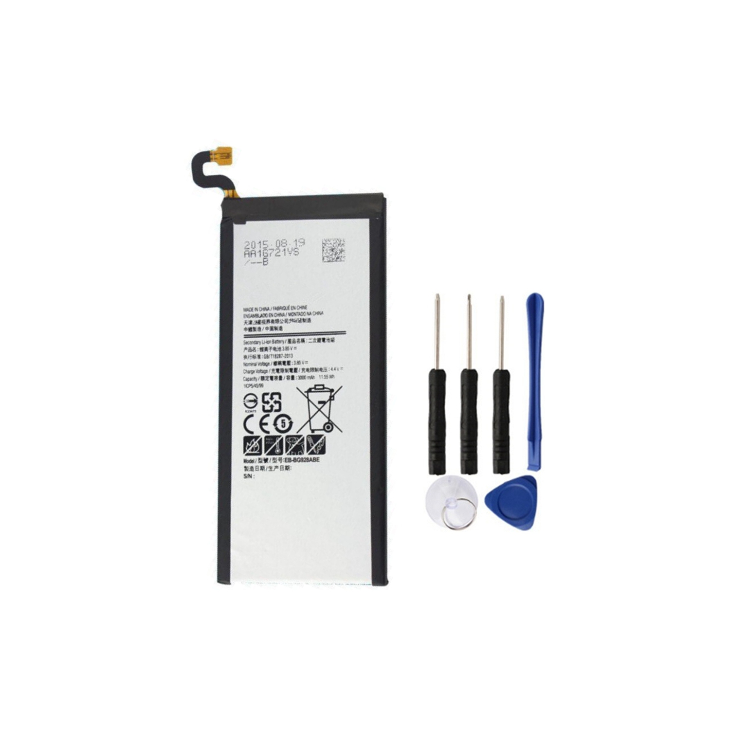 Samsung Galaxy S6 Edge Plus + Replacement Battery, G928 EB-BG928ABE EB-BG928ABA