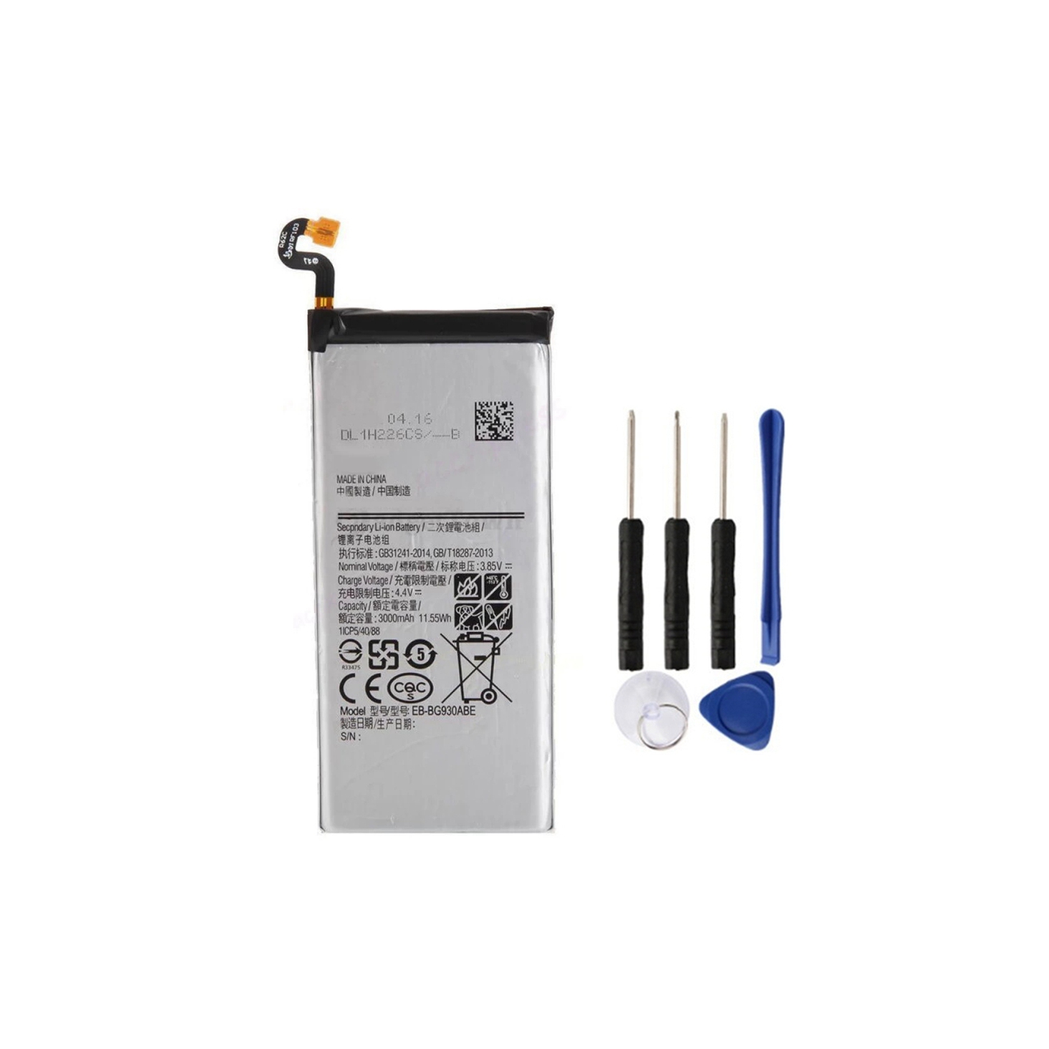 Samsung Galaxy S7 Replacement Battery, G930 EB-BG930ABE EB-BG930ABA