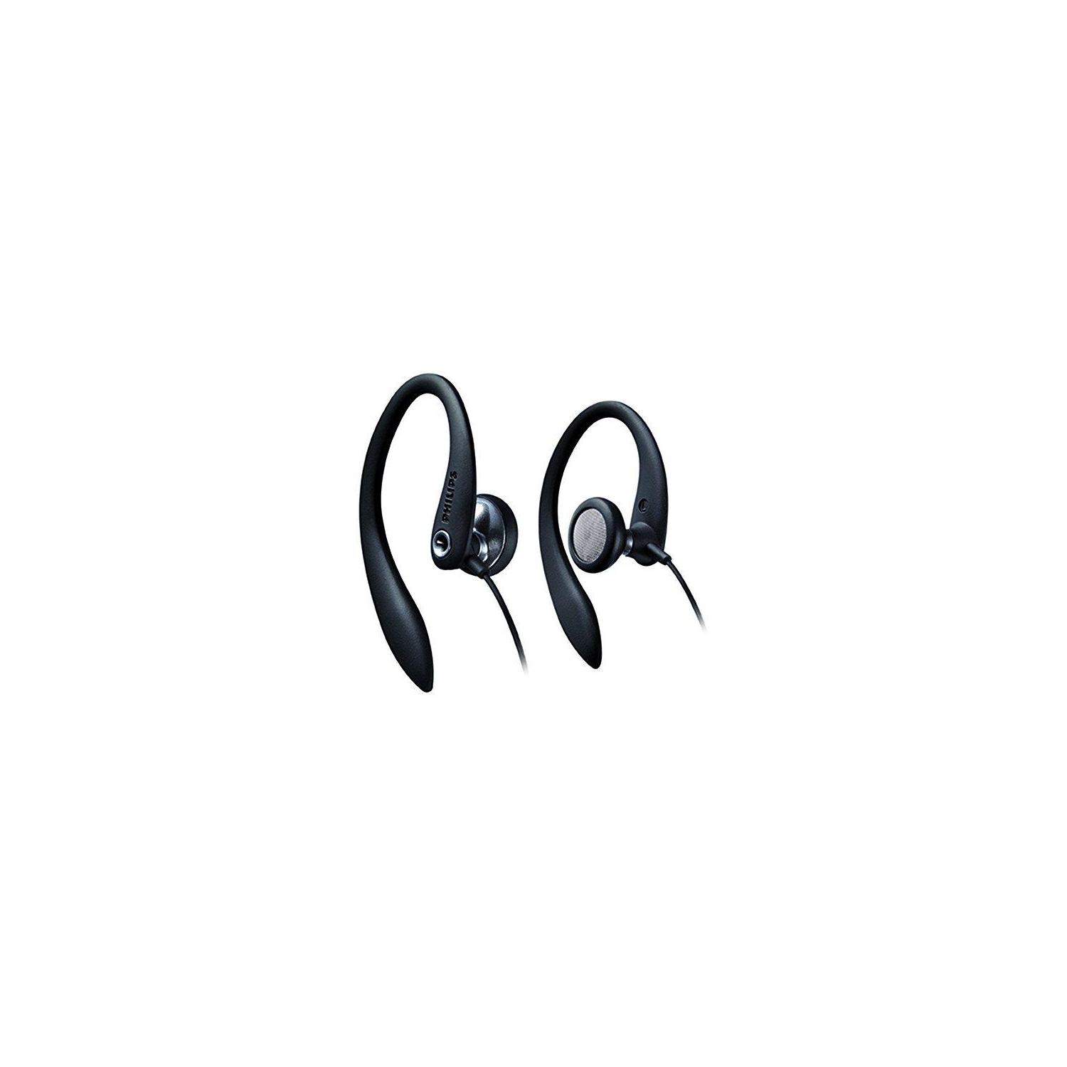 Philips Flexible Earhook Headphones SHS3200/98 (Black)