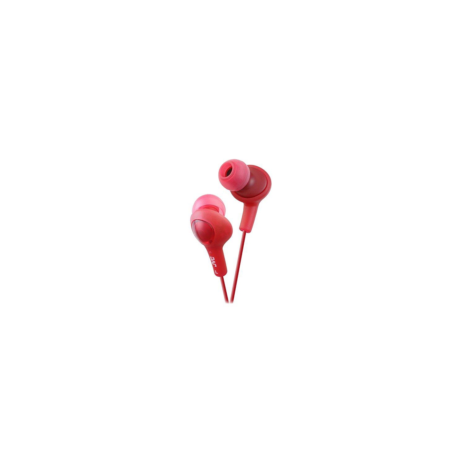 JVC – Écouteurs intra-auriculaires HAFX5R Gummy plus, rouge
