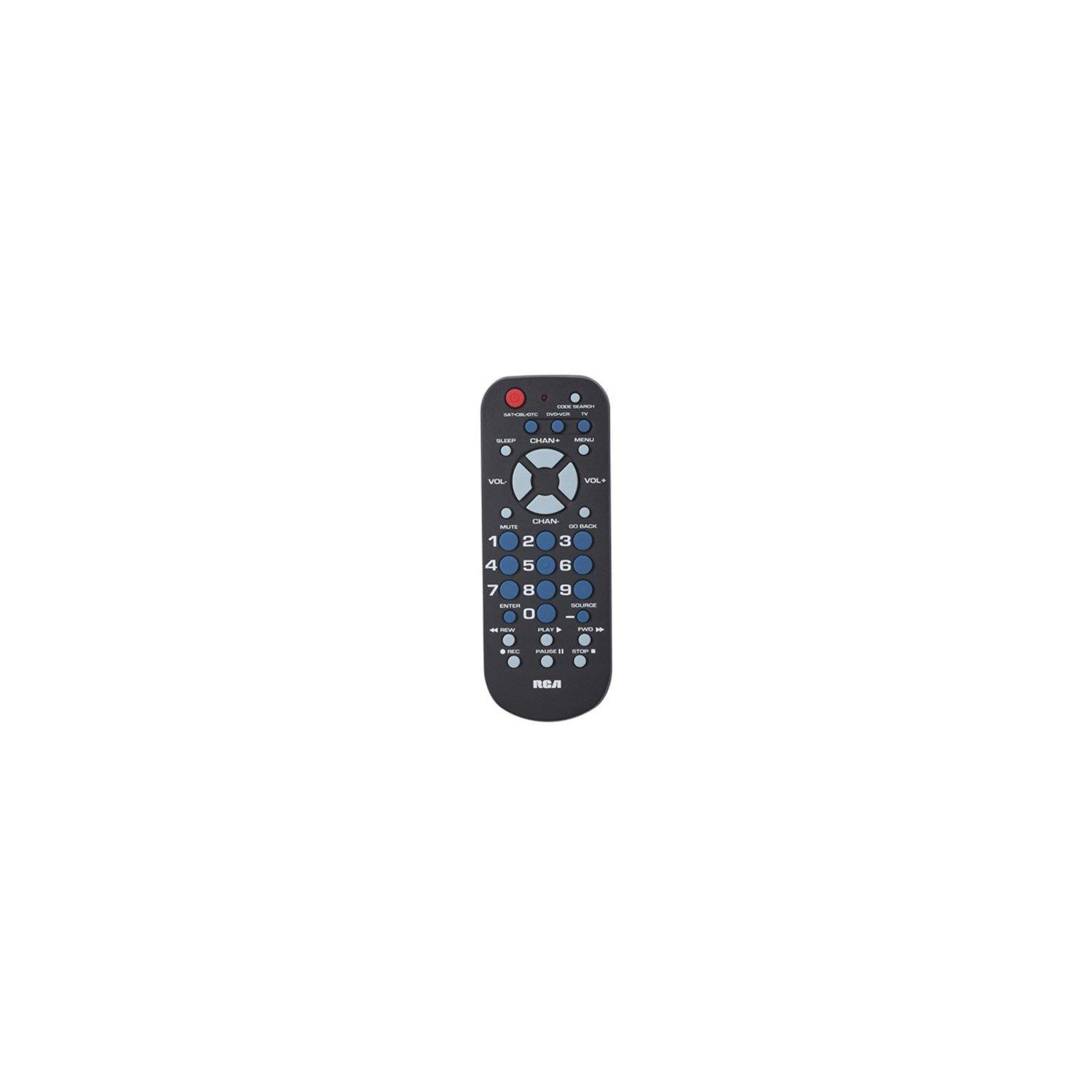 RCA – Télécommande universelle RCR503BR de taille paume pour 3 appareils