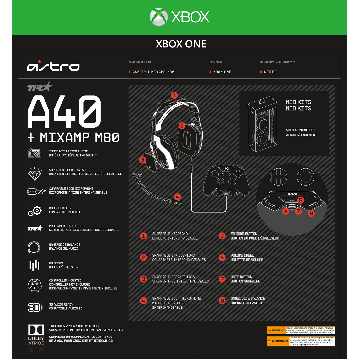 Astro a40 xbox one settings hot sale