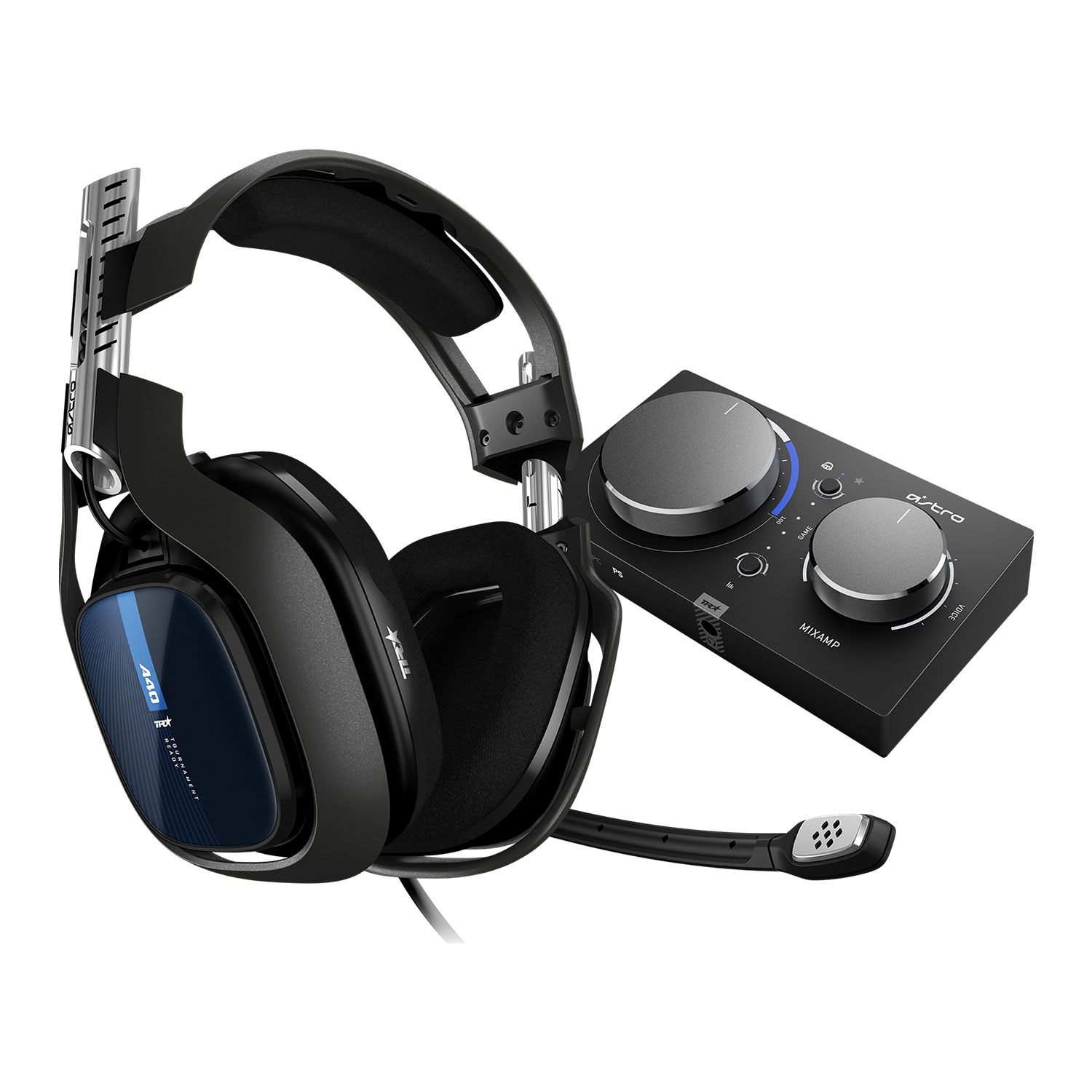 ASTRO Gaming A40 TR Gaming Headset + MixAmp Pro TR for PS4 - Black 