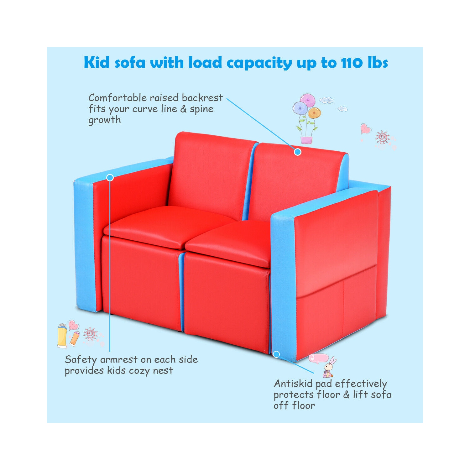 kid couch set