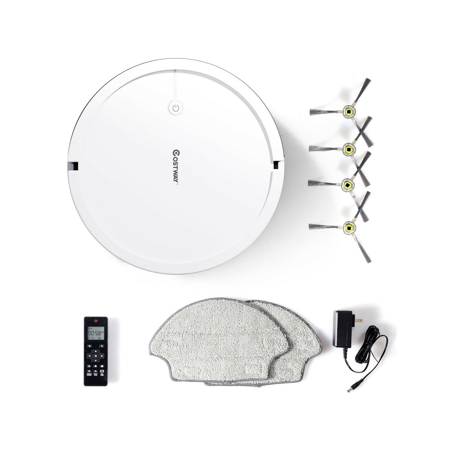 Robot Vacuum Cleaner 2000Pa Strong Suction Filter Auto Self-Charging