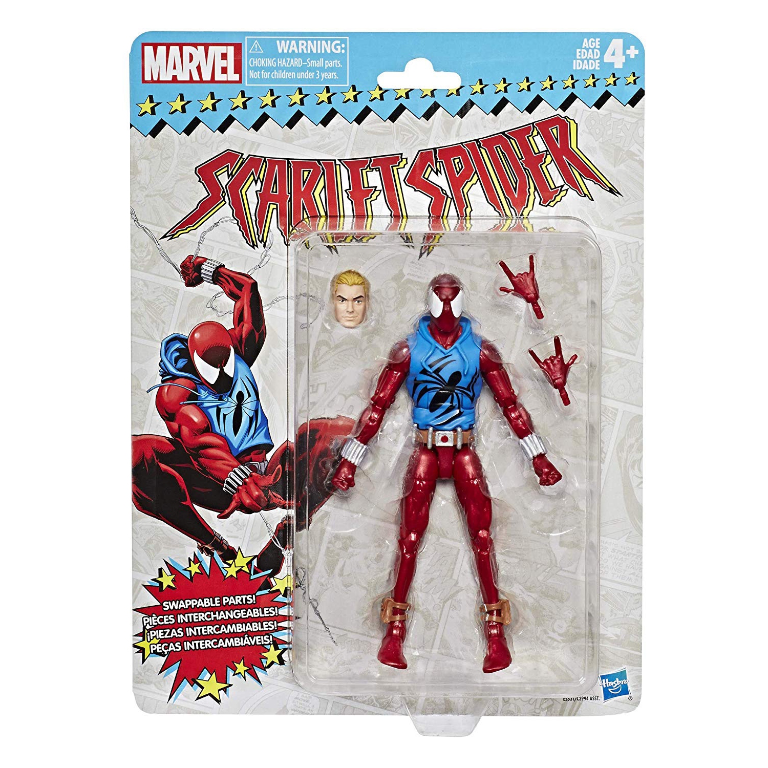 Marvel Legends Retro 6 Inch Action Figure Wave 2 - Scarlet Spider