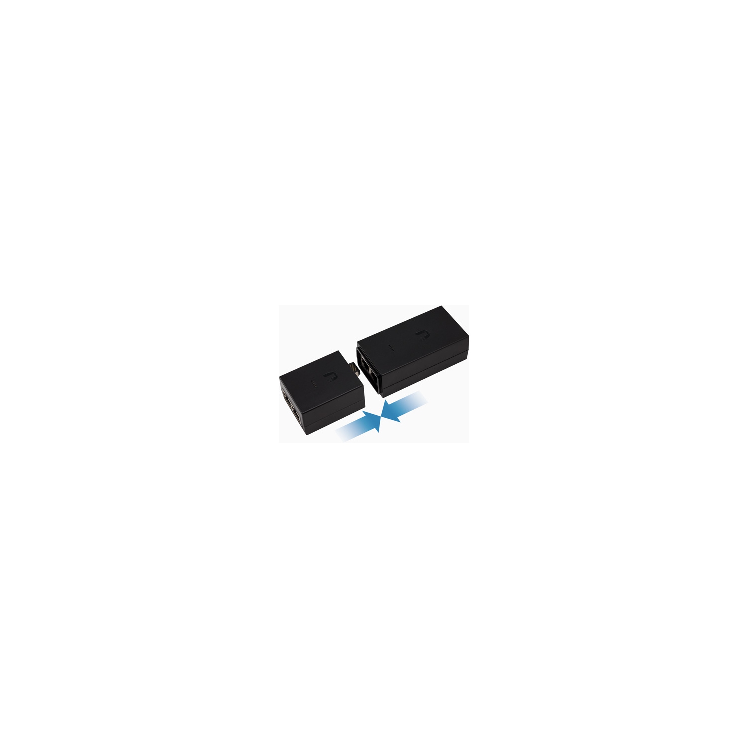 Ubiquiti Networks 24VDC 24W PoE Adapter with Gigabit LAN Port - Black -