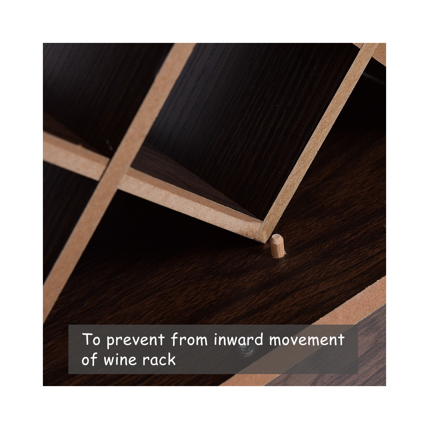 Gymax Wall Mount Wine Rack Organizer With Glass Holder & Storage Shelf Home Decor