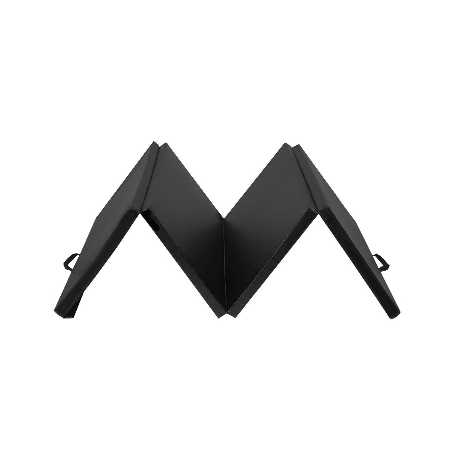 Gymax Black 4'x10'x2'' Folding Panel Gym Fitness Exercise Gymnastics Mat