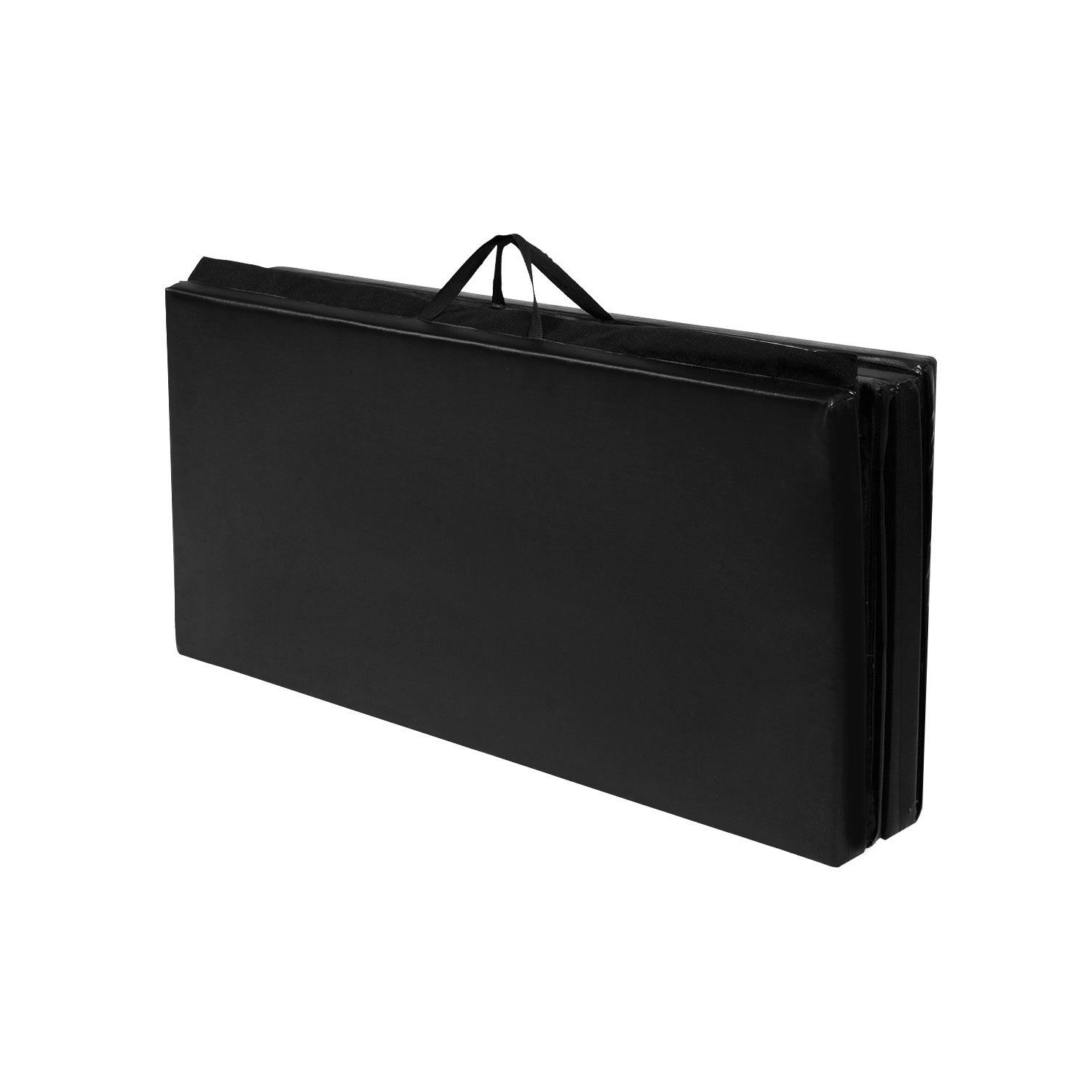 Gymax Black 4'x10'x2'' Folding Panel Gym Fitness Exercise Gymnastics Mat