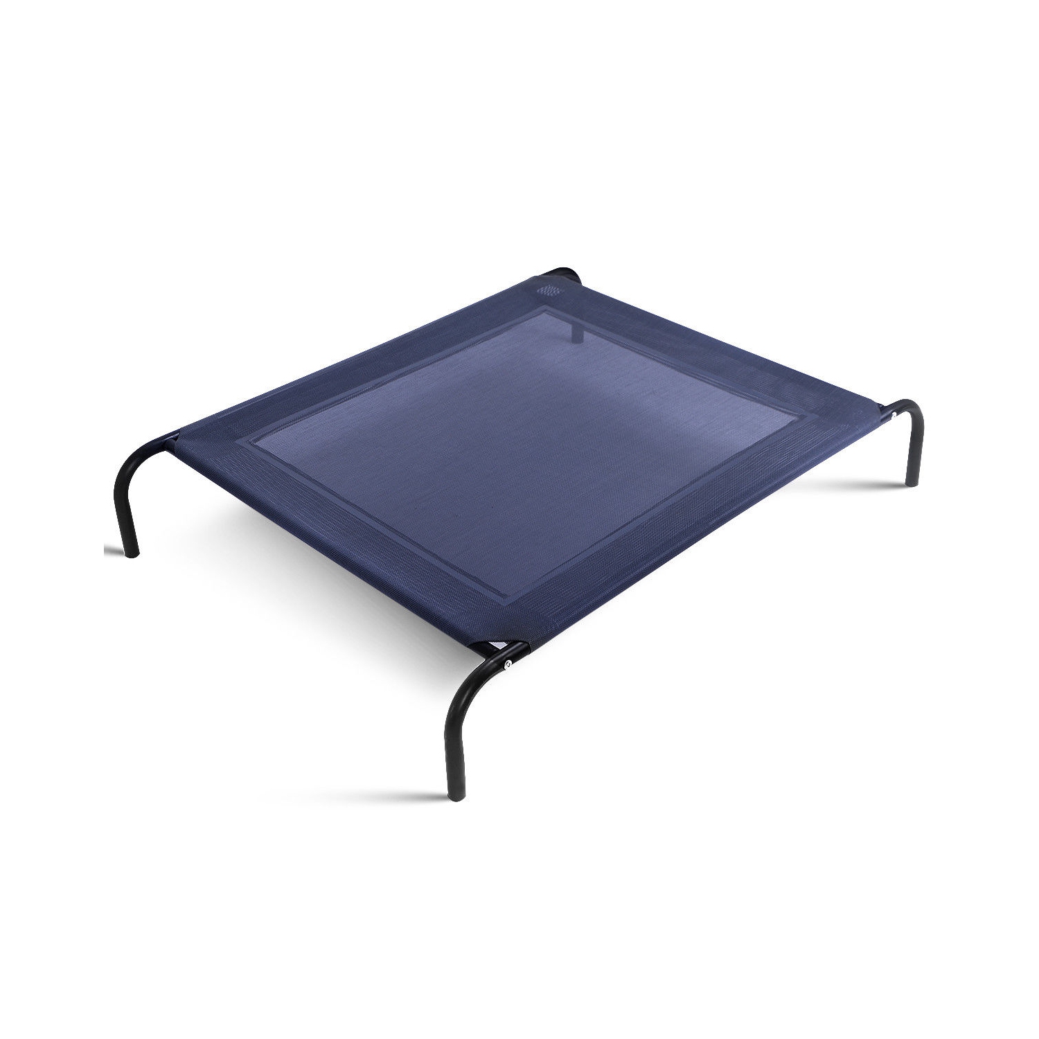 Gymax Large Dog Cat Bed Elevated Pet Cot Indoor Outdoor Camping Steel Frame Mat
