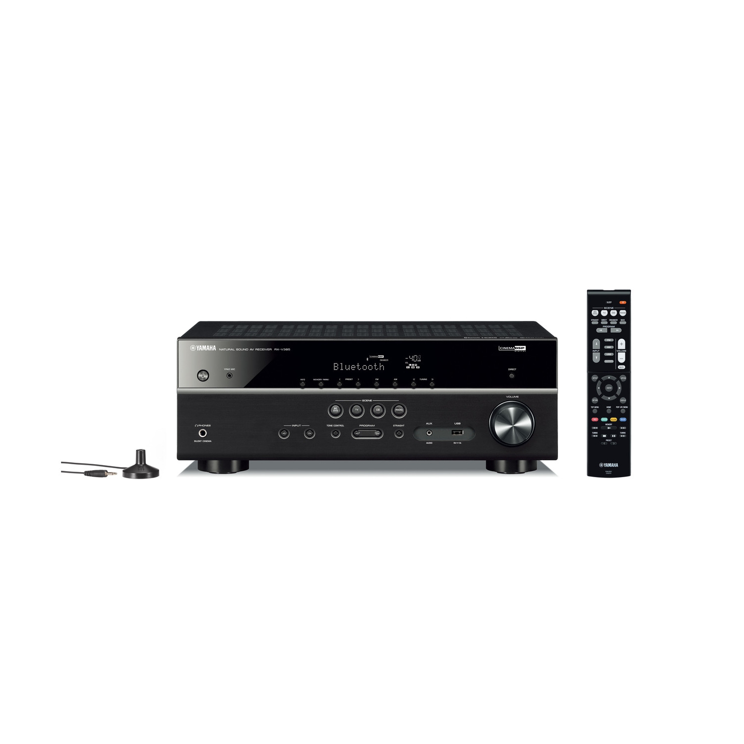 Amplificateur Cinéma maison 5.1 canaux compatible avec Bluetooth - RX-V385 de Yamaha