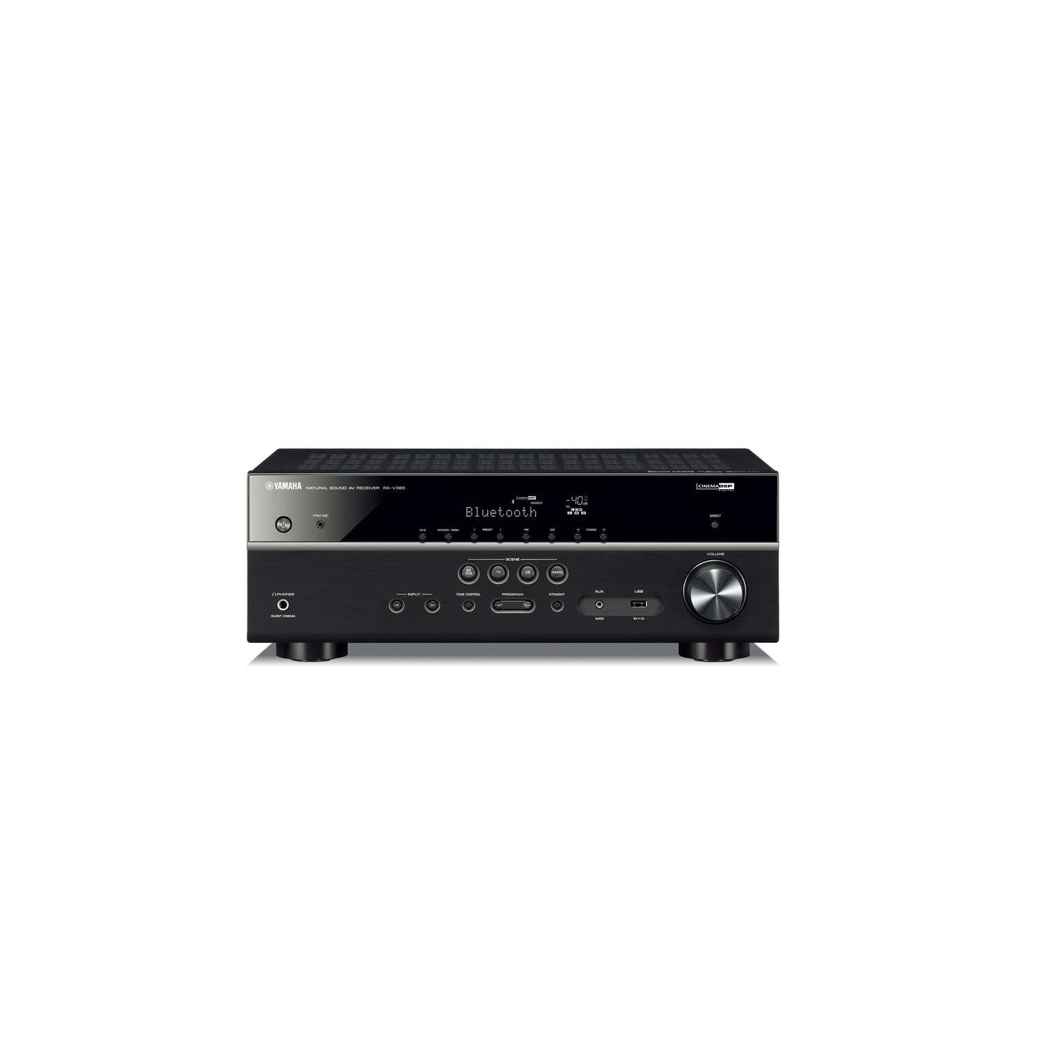 Amplificateur Cinéma maison 5.1 canaux compatible avec Bluetooth - RX-V385 de Yamaha