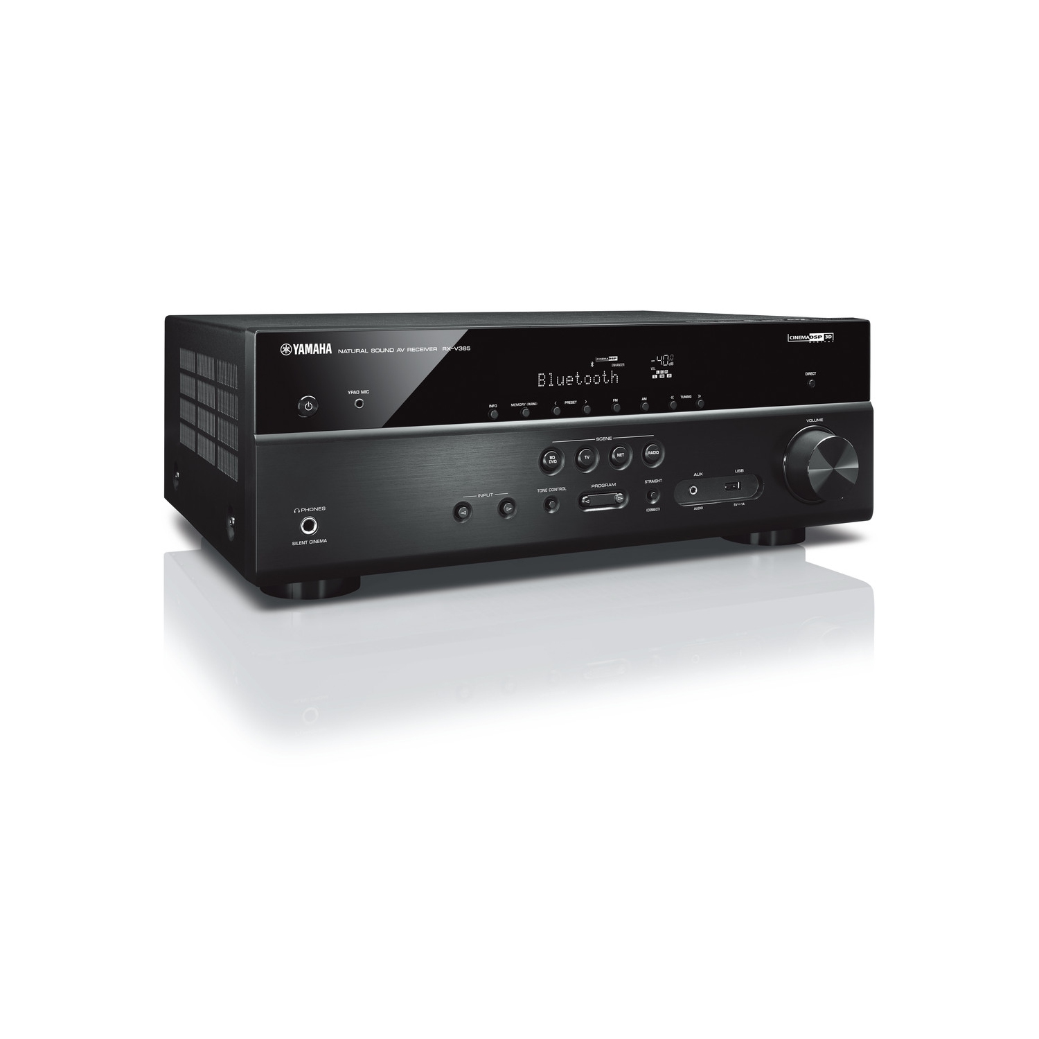 Yamaha RX-V385 5.1-Channel A/V Receiver with Bluetooth