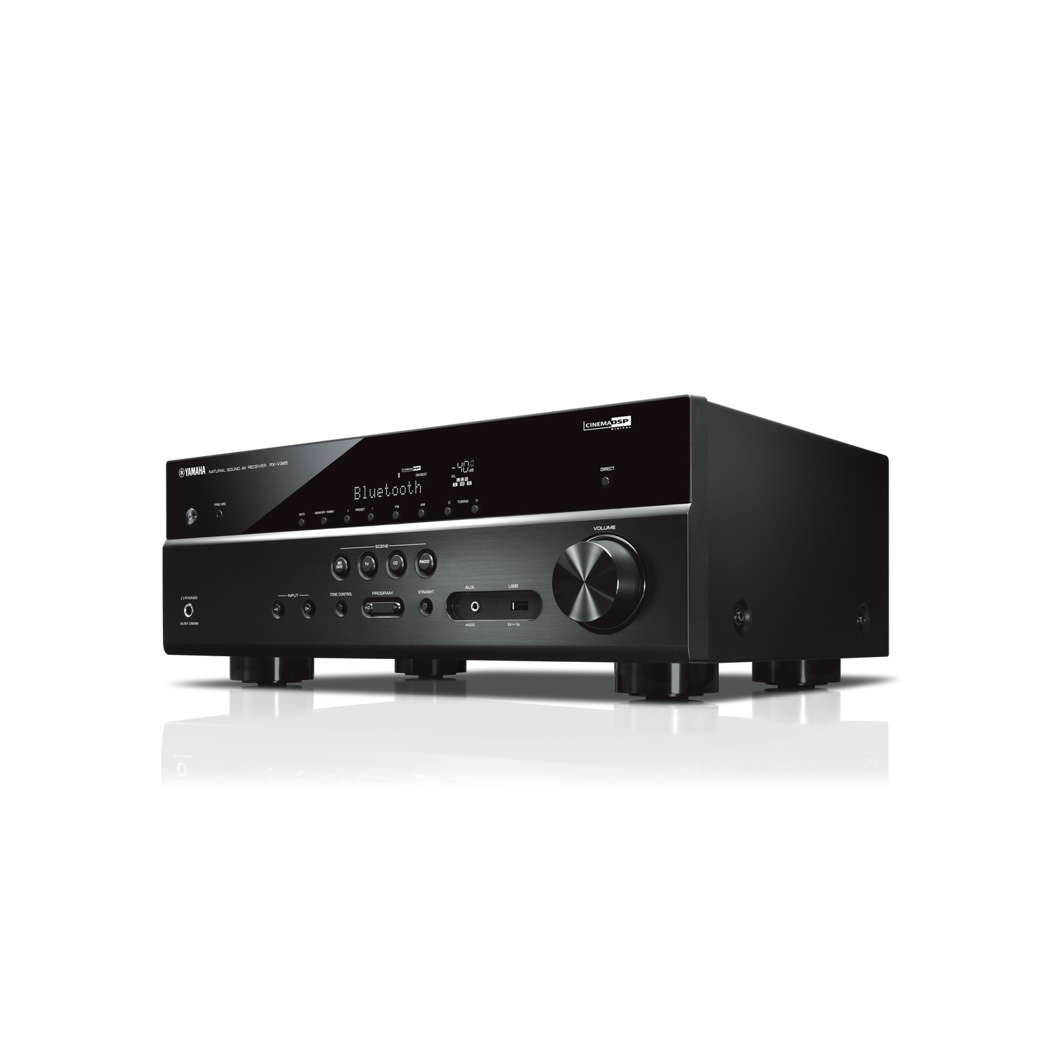 Amplificateur Cinéma maison 5.1 canaux compatible avec Bluetooth - RX-V385 de Yamaha