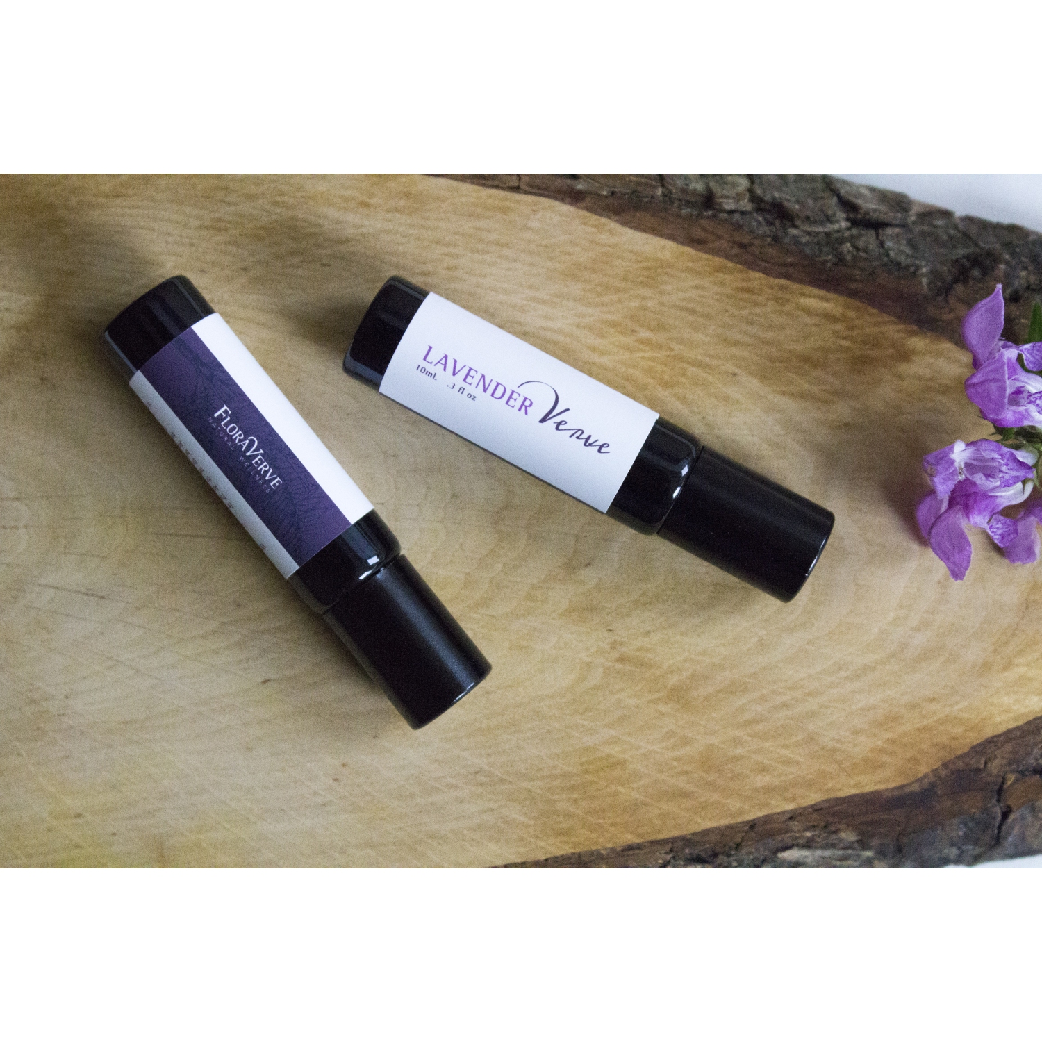 Floraverve Top 3 huiles essentielles Roll-On Verve, 3 x 10 ml, menthe poivrée, lavande et encens