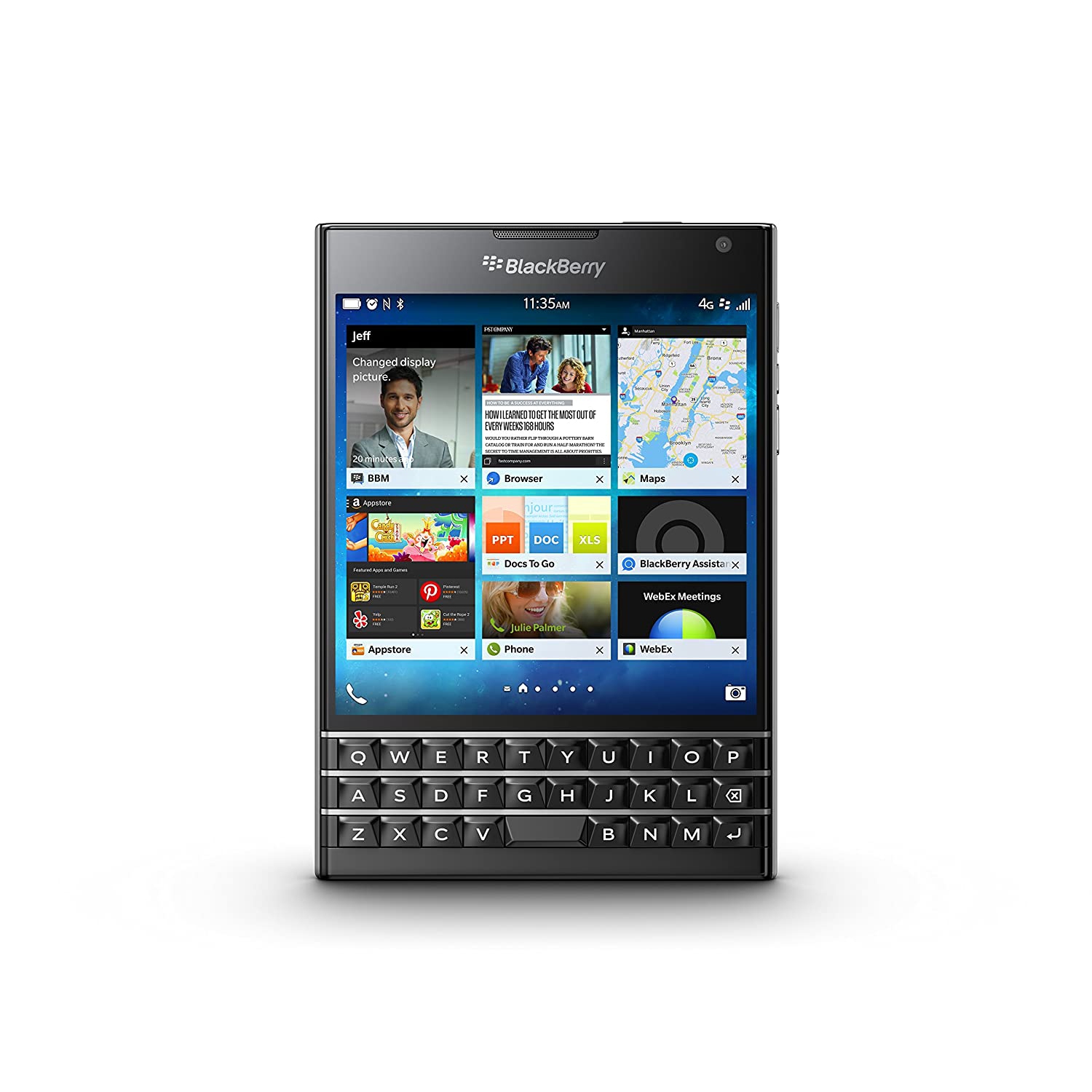 Refurbished (Excellent) - BlackBerry Passport 32GB SQW100-1