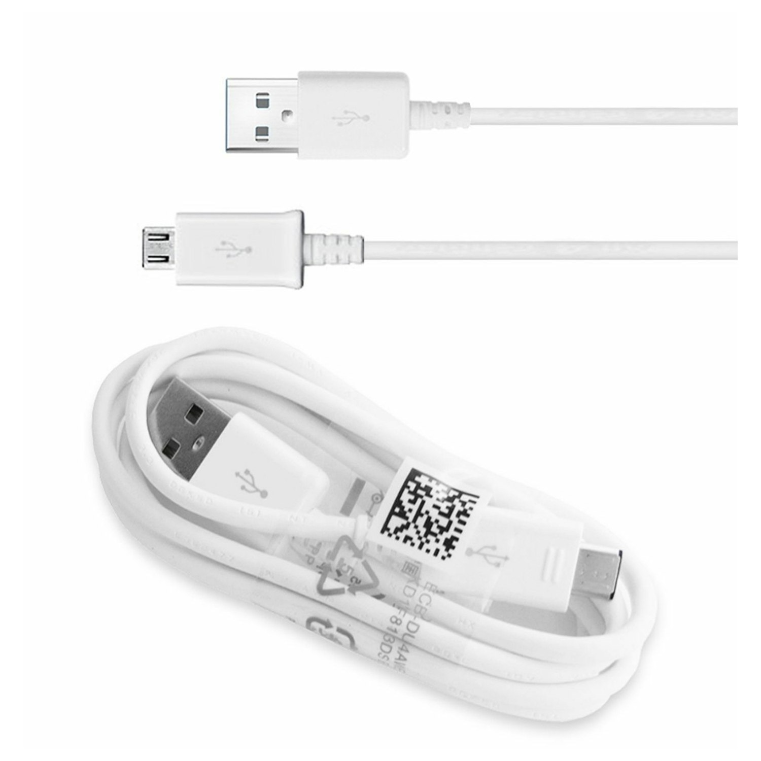 Samsung 3.3Ft/1M Micro USB Charging Data Sync Cable for Samsung Galaxy S3 S4 / Note 2 & Other Smartphones, White