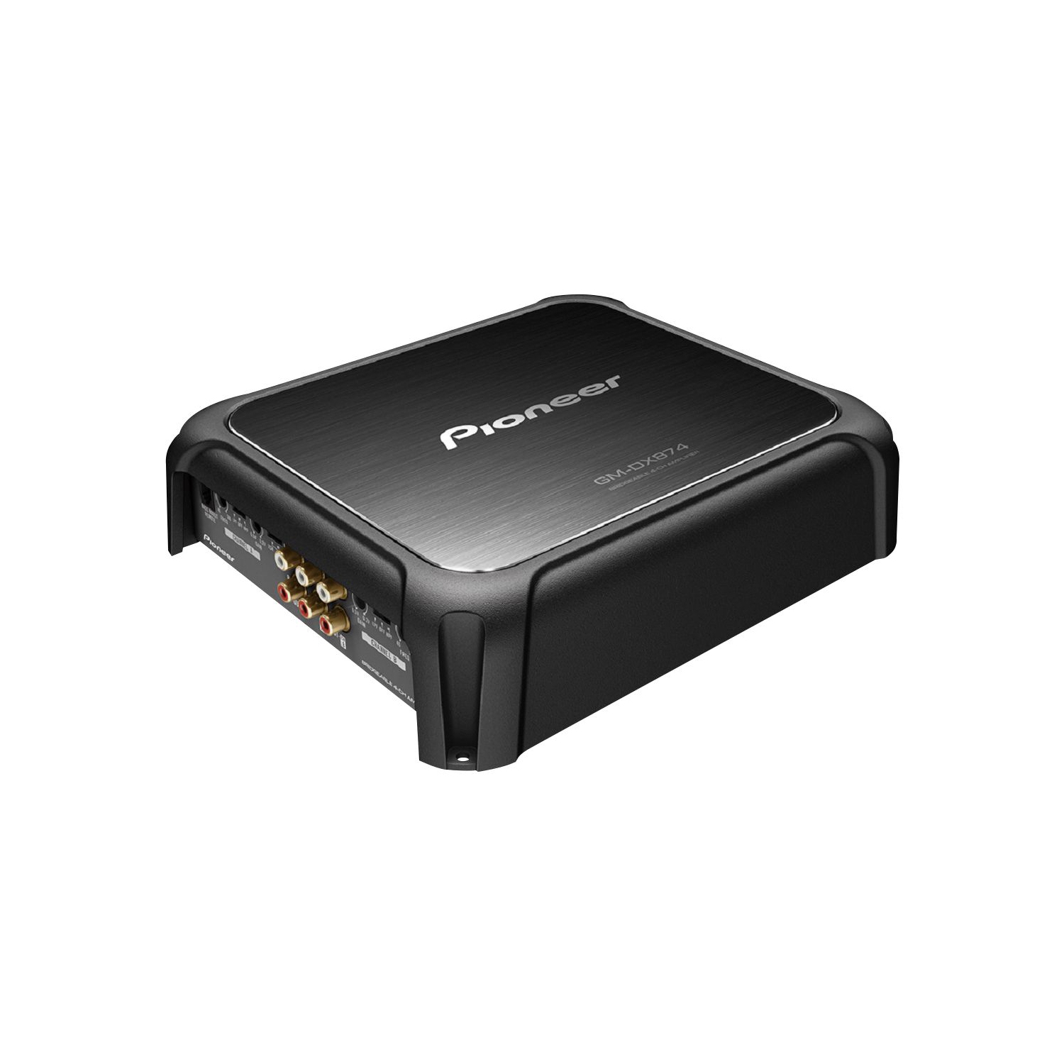 Pioneer GM-DX874 Class FD 4-Channel Bridgeable Amplifier with Gold-plated RCA Terminals, Hi-Res Audio