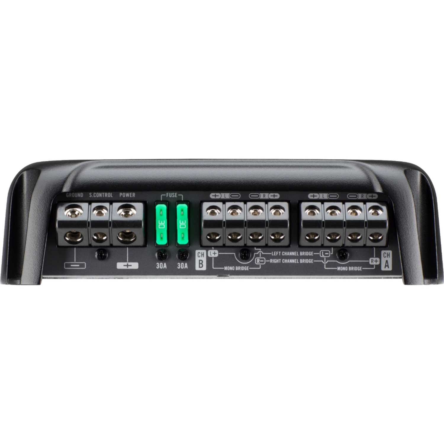 Pioneer GM-DX874 Class FD 4-Channel Bridgeable Amplifier with Gold-plated RCA Terminals, Hi-Res Audio