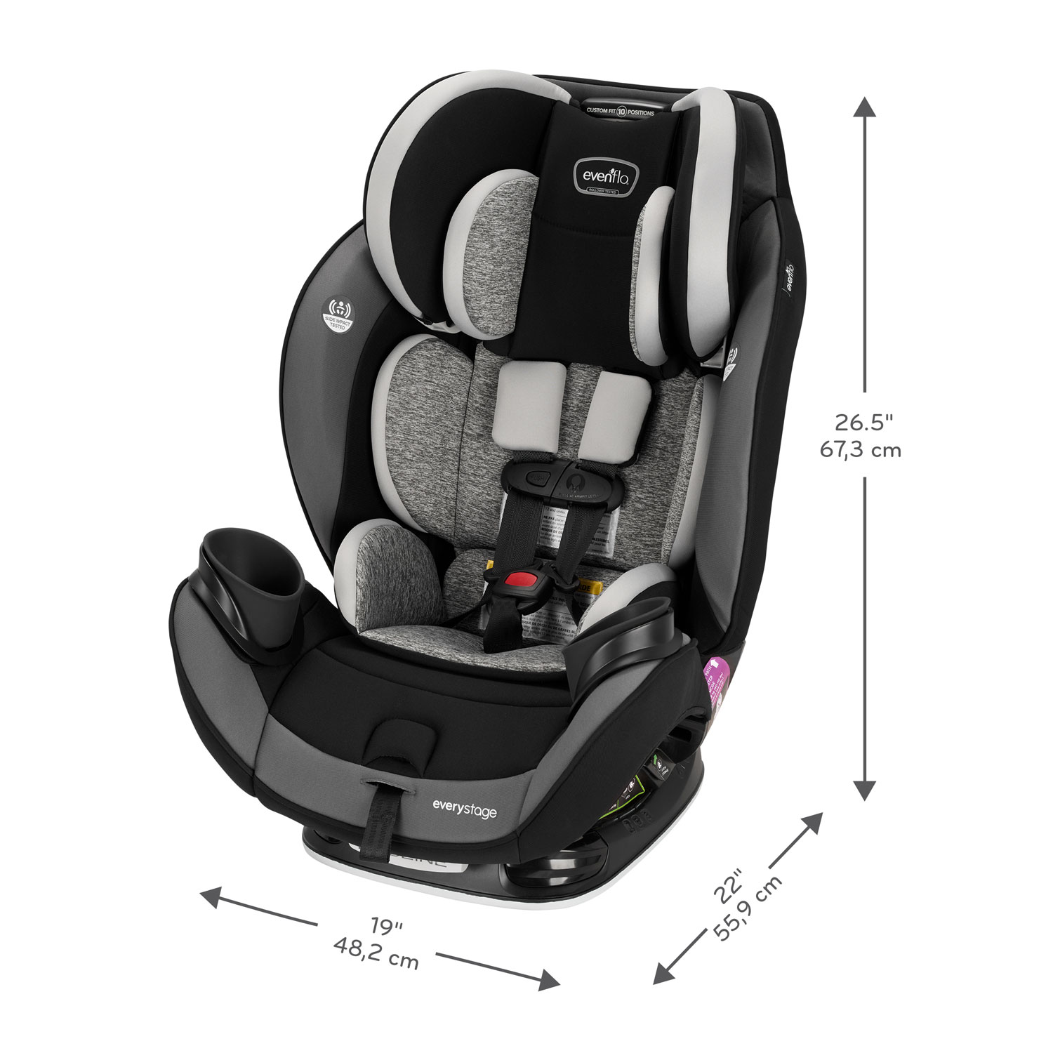 Evenflo Everystage Deluxe Convertible 3 In 1 Car Seat Canyons Best Buy Canada