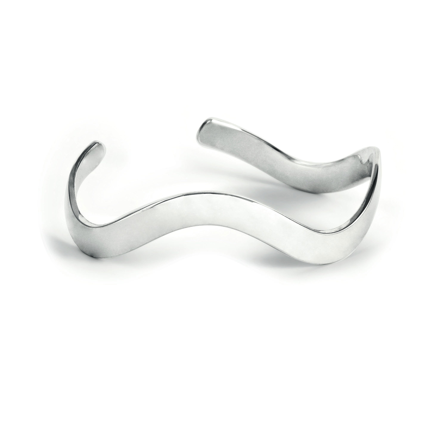 Sterling Silver Zig Zag Designer Cuff