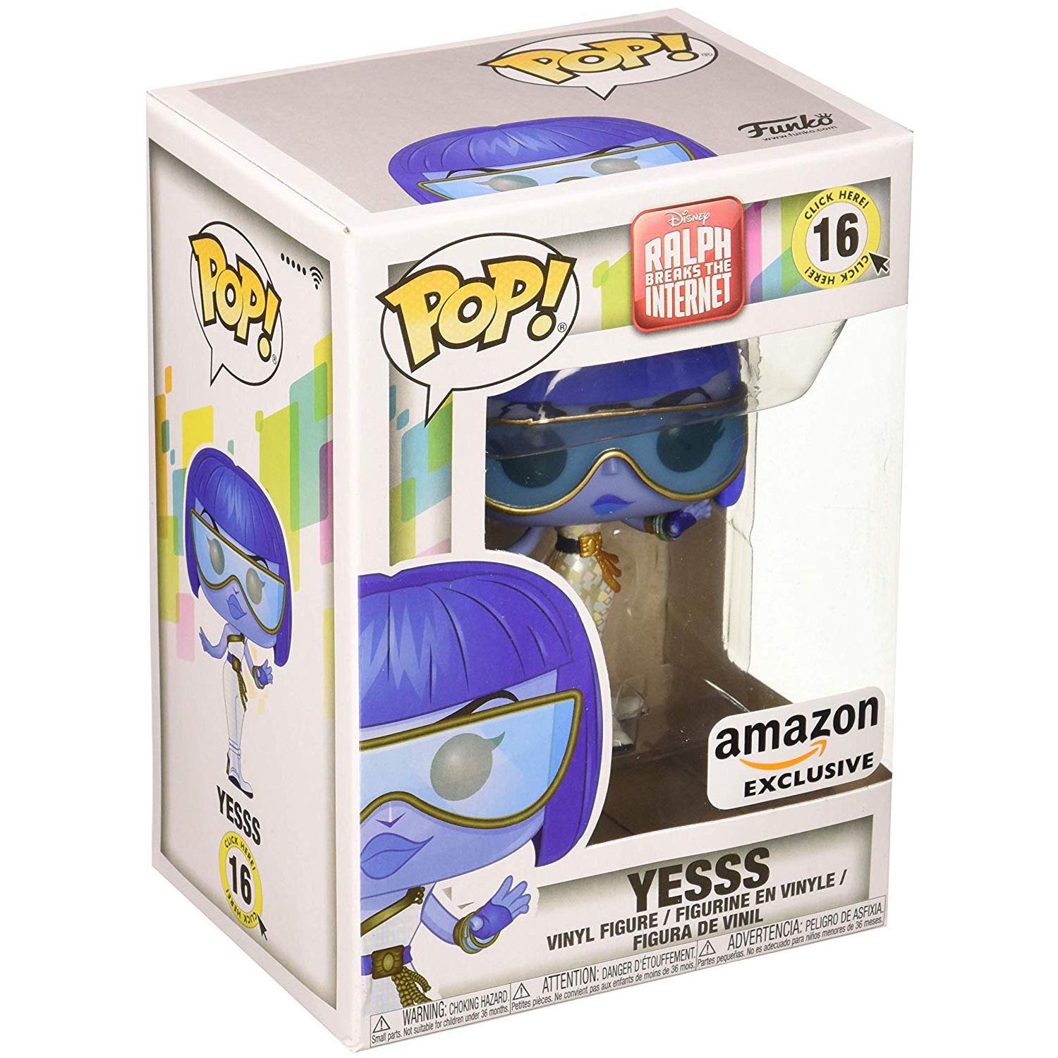 Pop Movies de Funko 3.75 po Ralph brise l’Internet - Yesss #16 exclusif