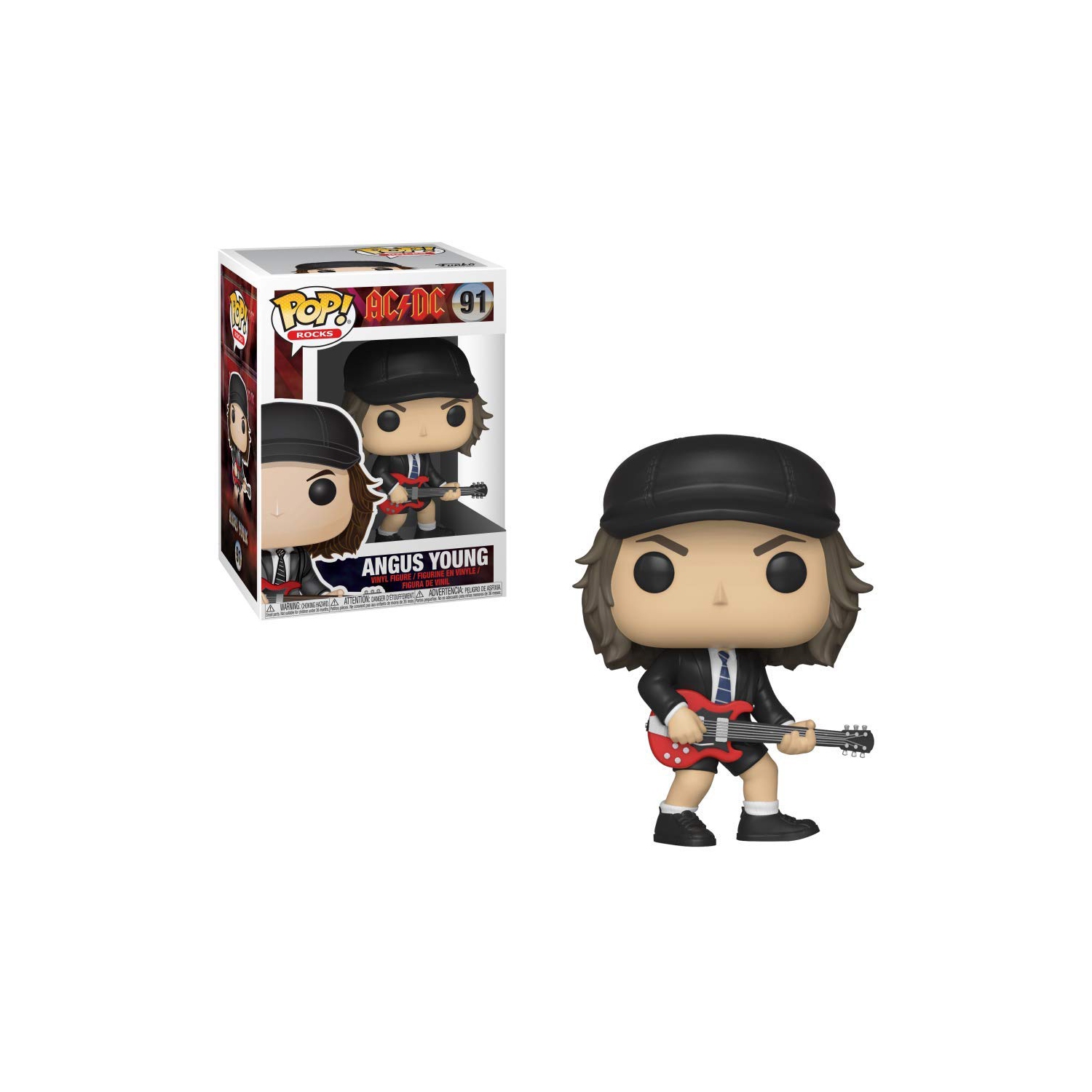 Pop Music – figurine d’action de 3.75 po AC DC – Angus Young no 91