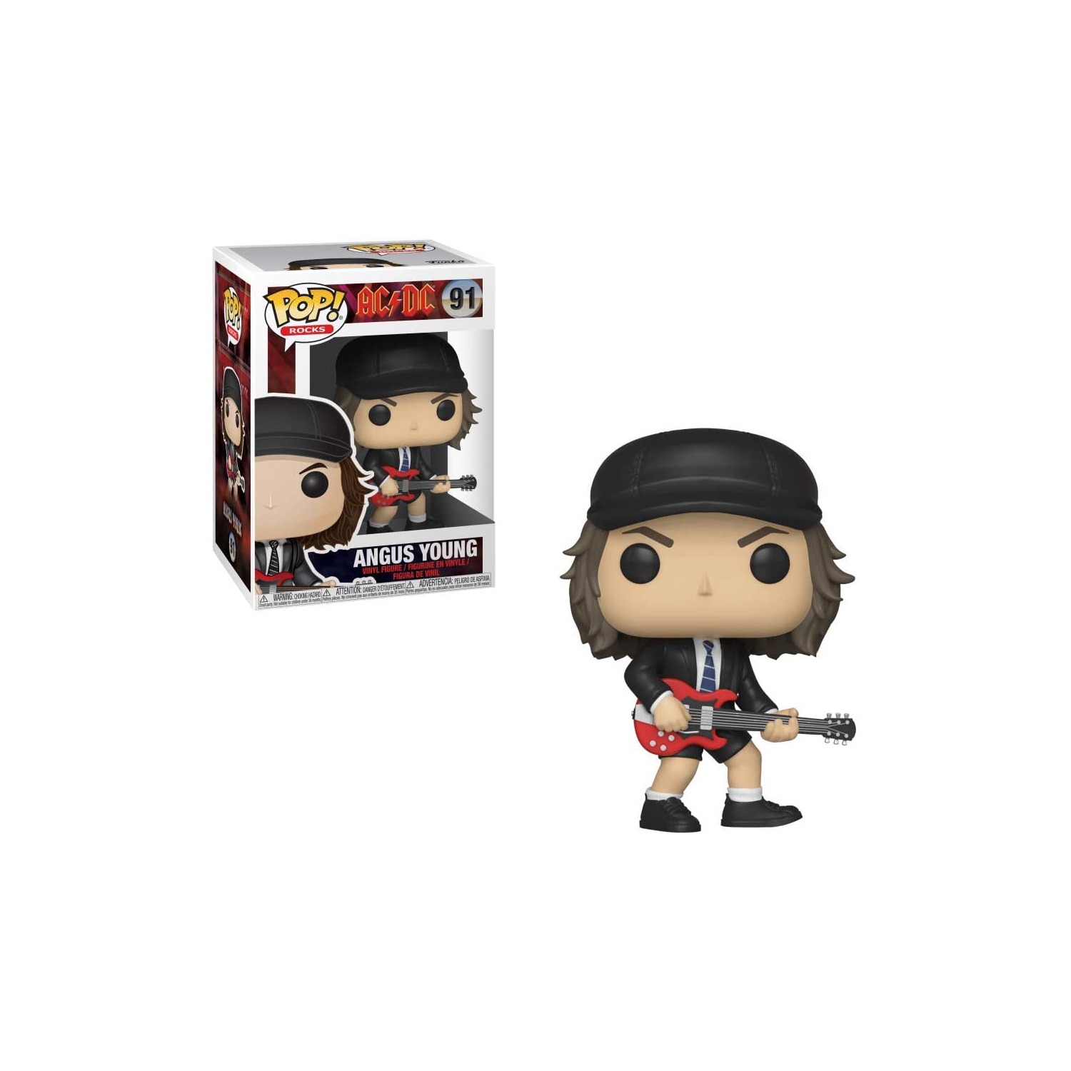 Pop Music – figurine d’action de 3.75 po AC DC – Angus Young no 91