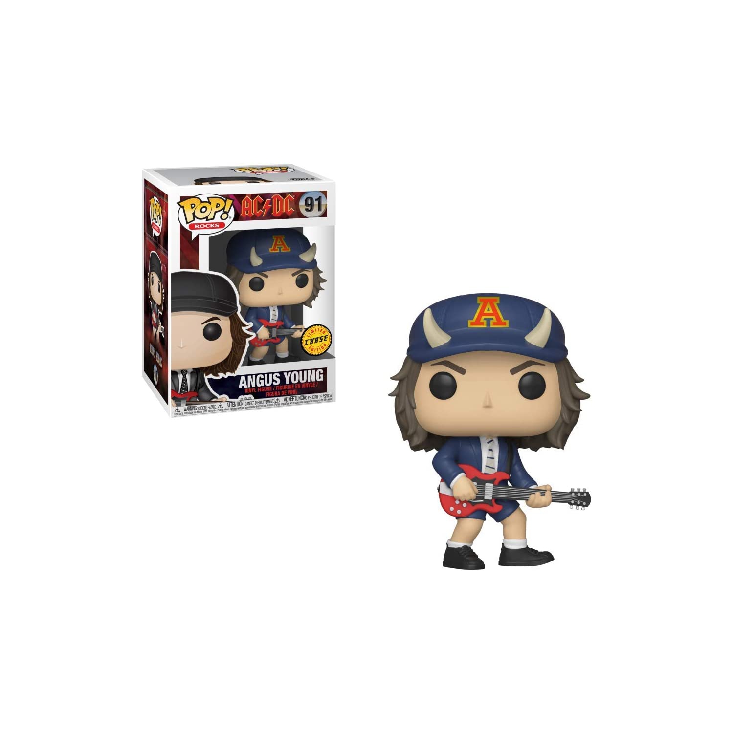 Pop Music – figurine d’action de 3.75 po AC DC – Angus Young no 91