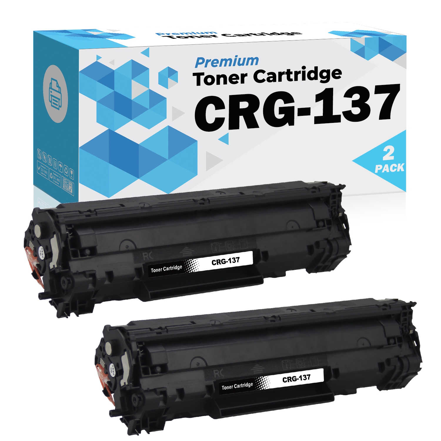 Superink 2-Pack Black Toner Cartridge – For Canon 137 / ImageClass MF216n, MF212w, MF227dw, MF229dw