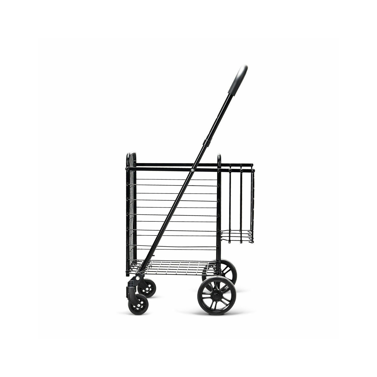 Chariot pliant à roulettes pour gros paniers de Costway, poignée réglable