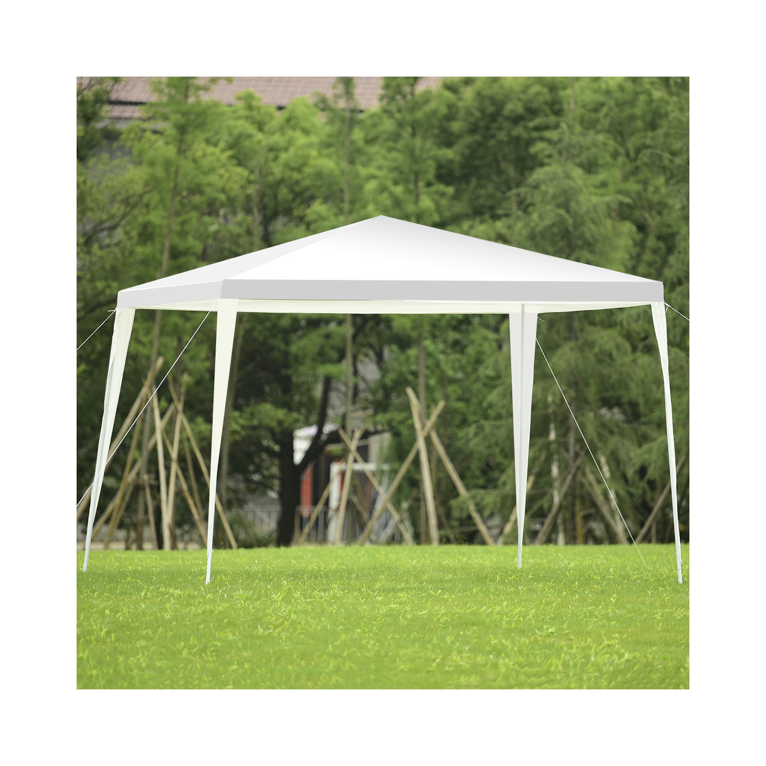 Costway 10'x10' Heavy duty Party Tent Canopy Gazebo Patio Wedding Events