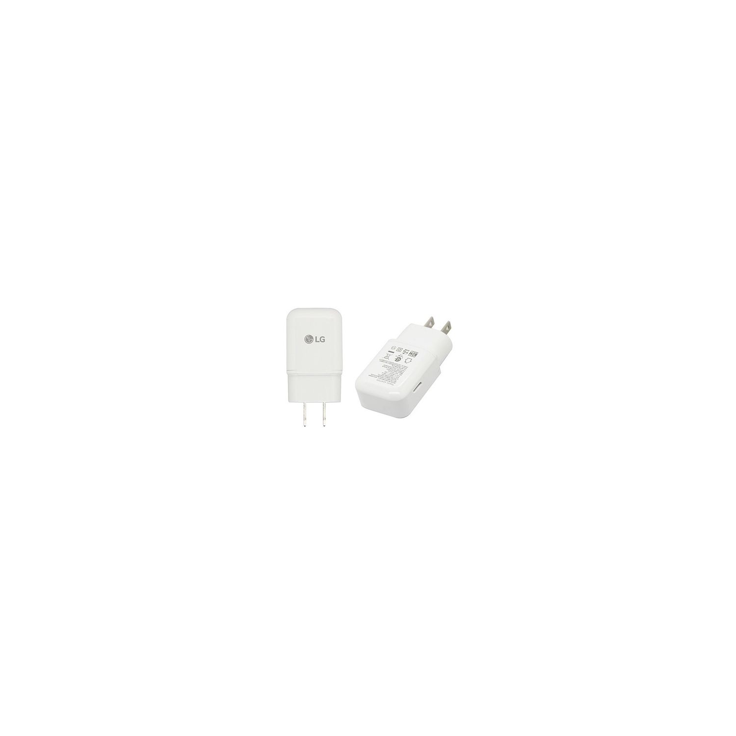 LG 3.0A Type C Adaptive Fast Wall Travel Charger for LG V20 V30 Q6 G6 G7 / Huawei Nexus 6P / Oneplus 2 3 5, White
