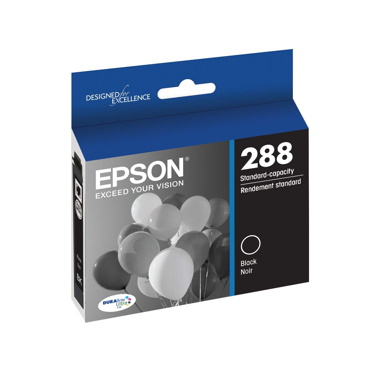 Epson – Cartouche d’encre à capacité standard 288 DURABrite Ultra, noir, T288120