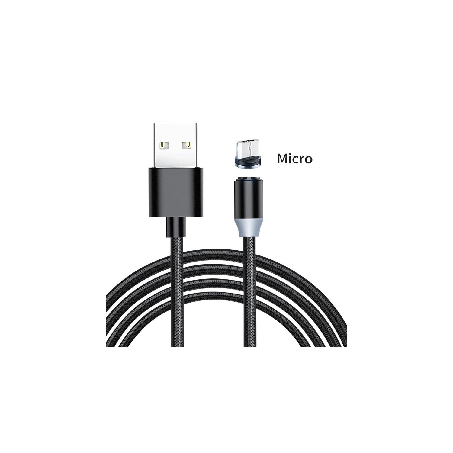 Magnetic Metal Adapter Charger Micro USB Charge & Sync Cable for Samsung / LG / Android