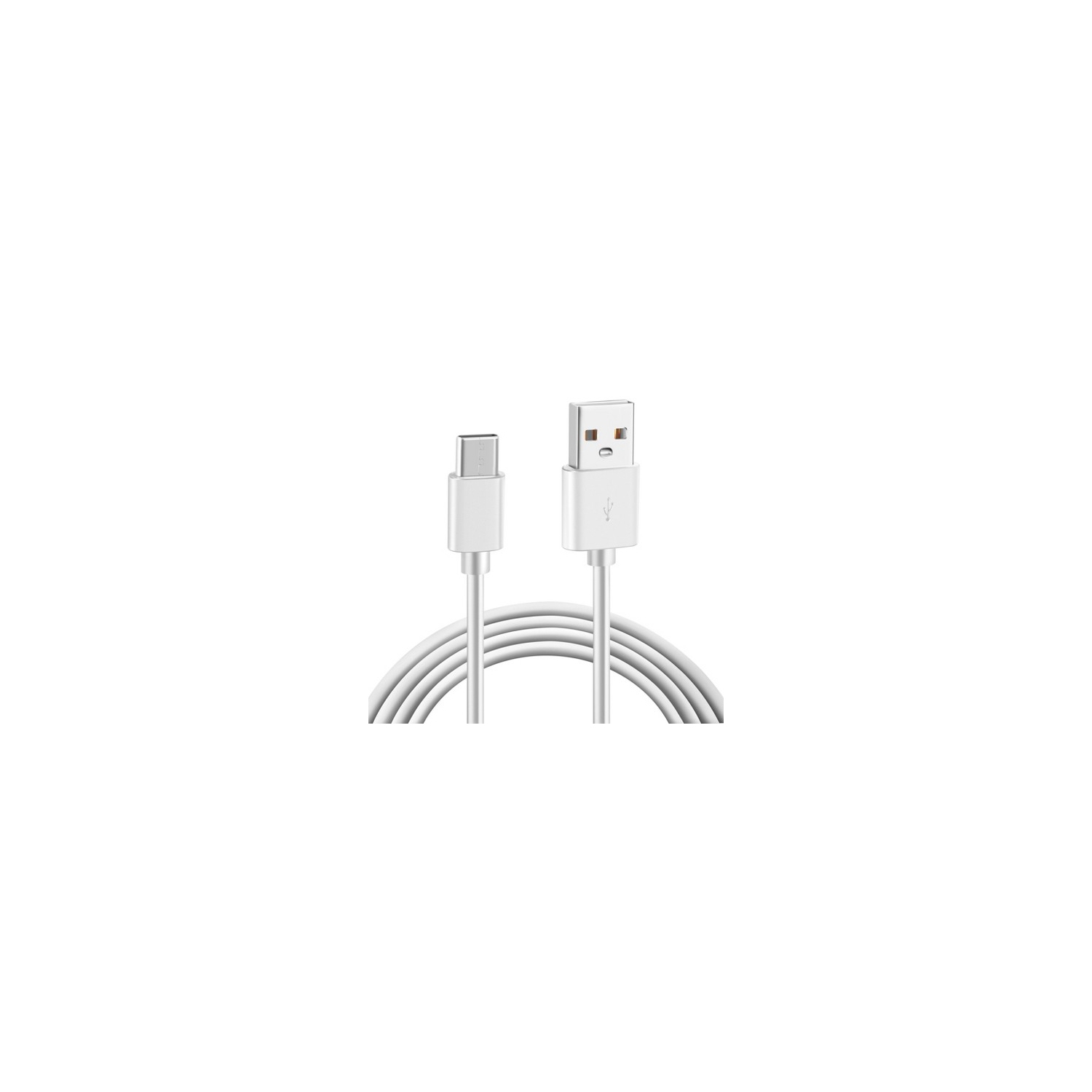 3Ft/1M Type C USB-C 3.1 to USB-A 2.0 Male Data Sync & Charging Cable for Samsung / LG / Google Phones / Macbook, White