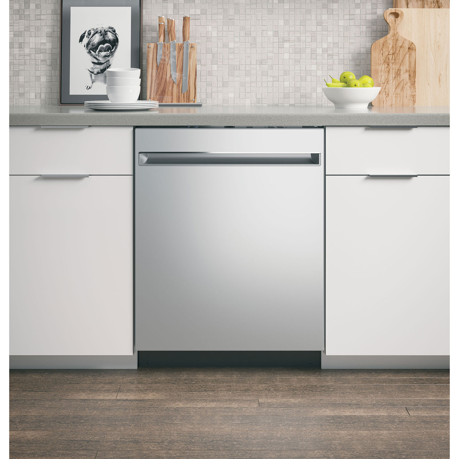 GE 24" 51dB Built-In Dishwasher - Stainless Steel