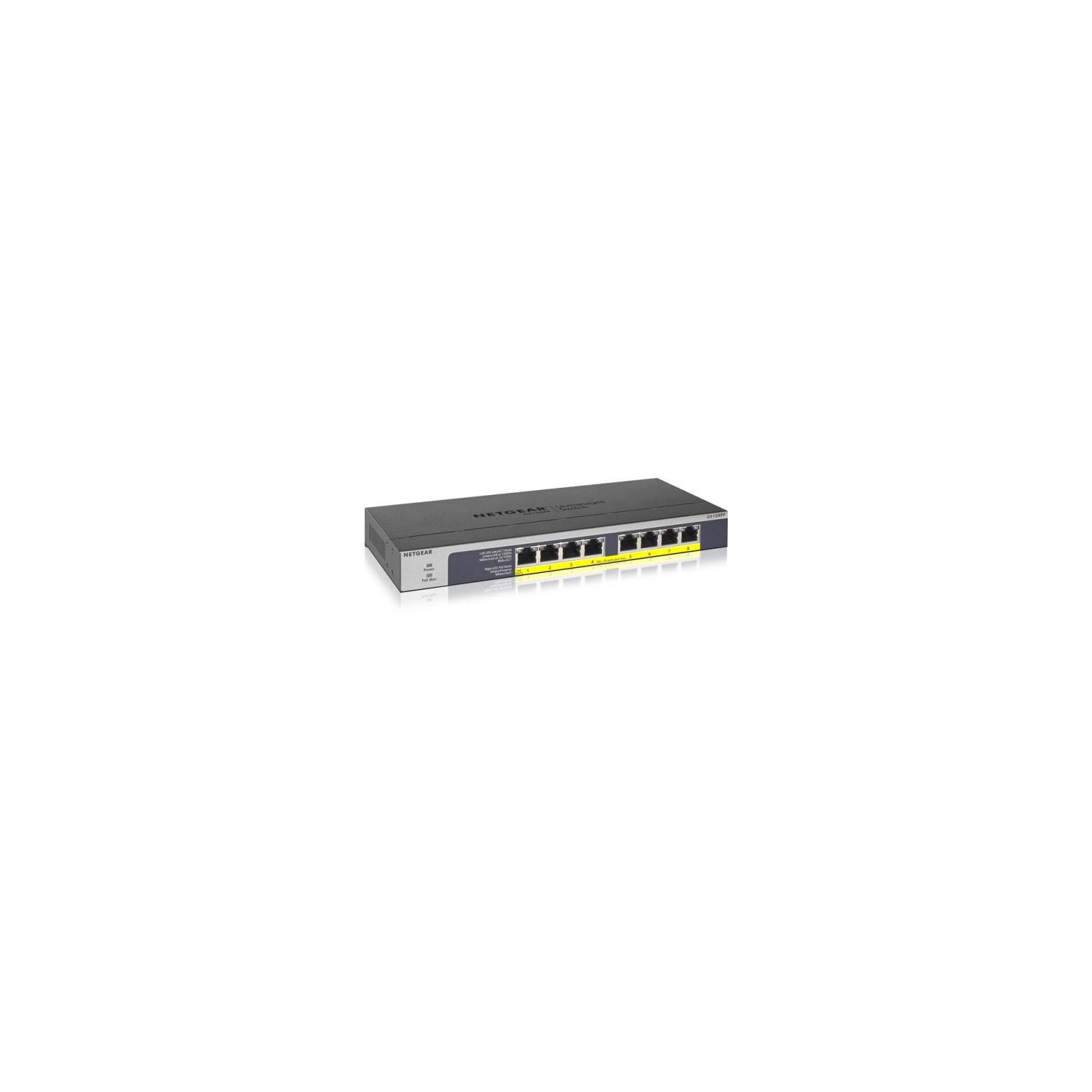 Netgear 8-port Gigabit Ethernet PoE+ Unmanaged Switch (GS108PP